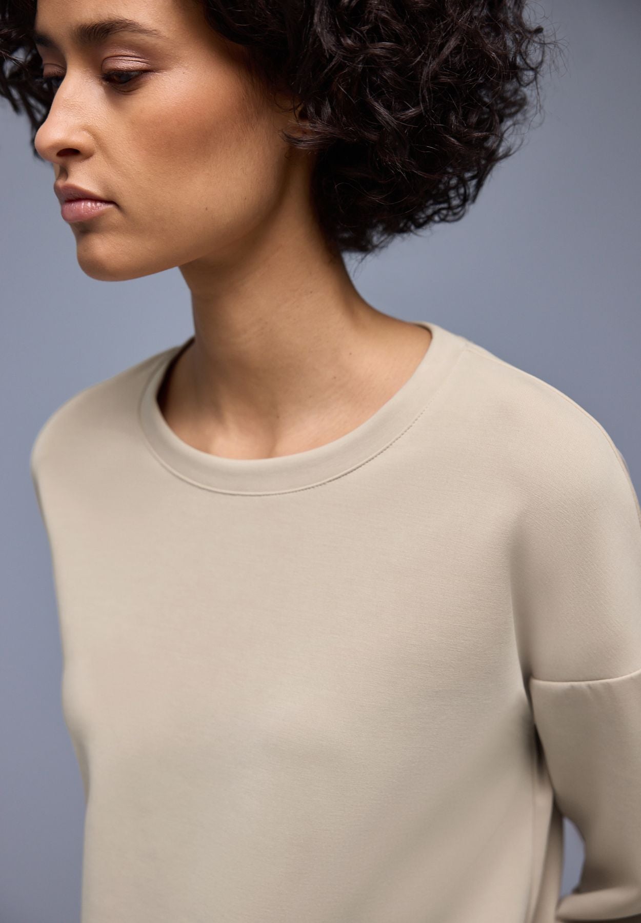 Silk-Look Shirt mit Details