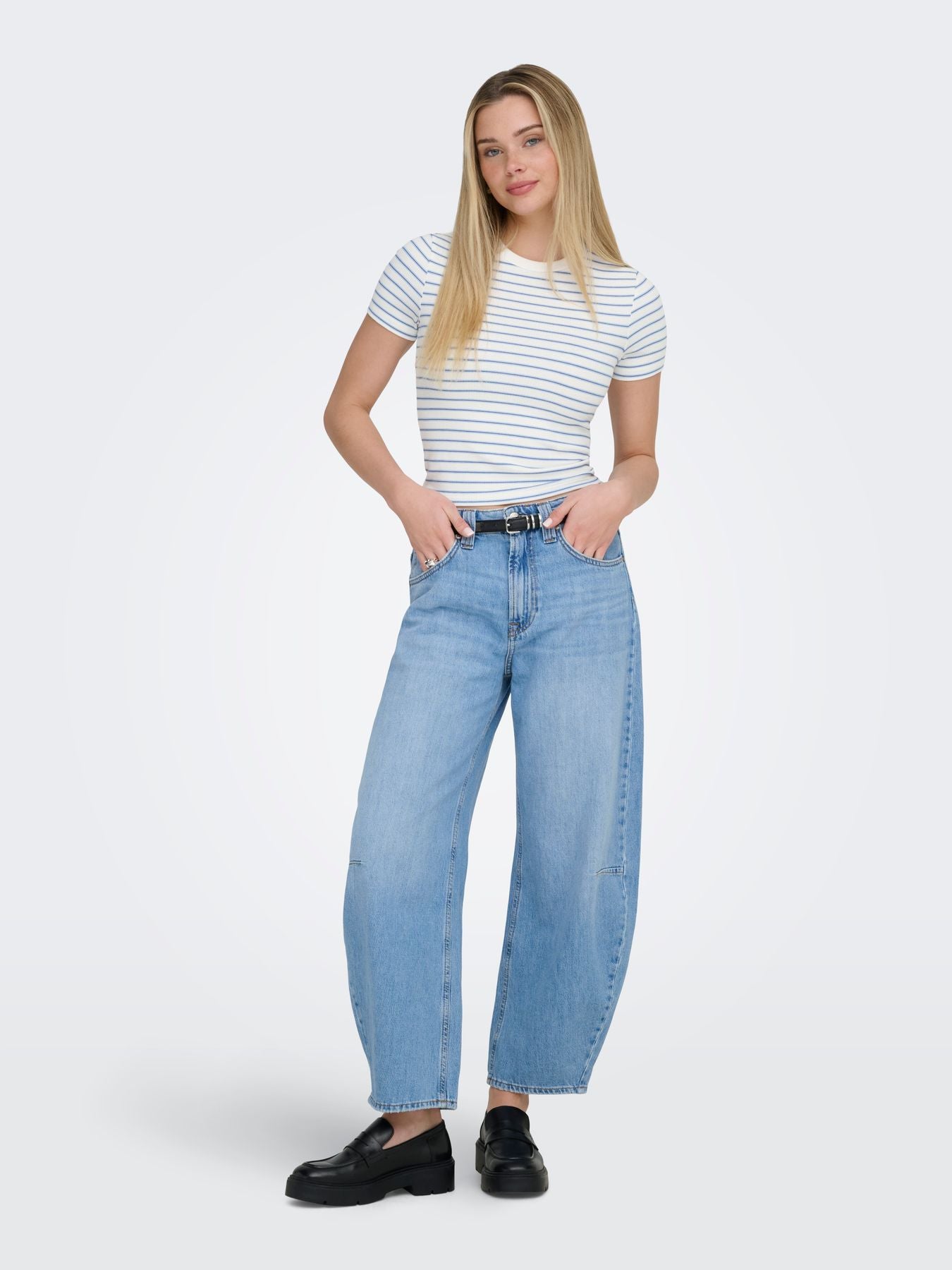 ONLLUPE S/S STRIPE TEE JRS