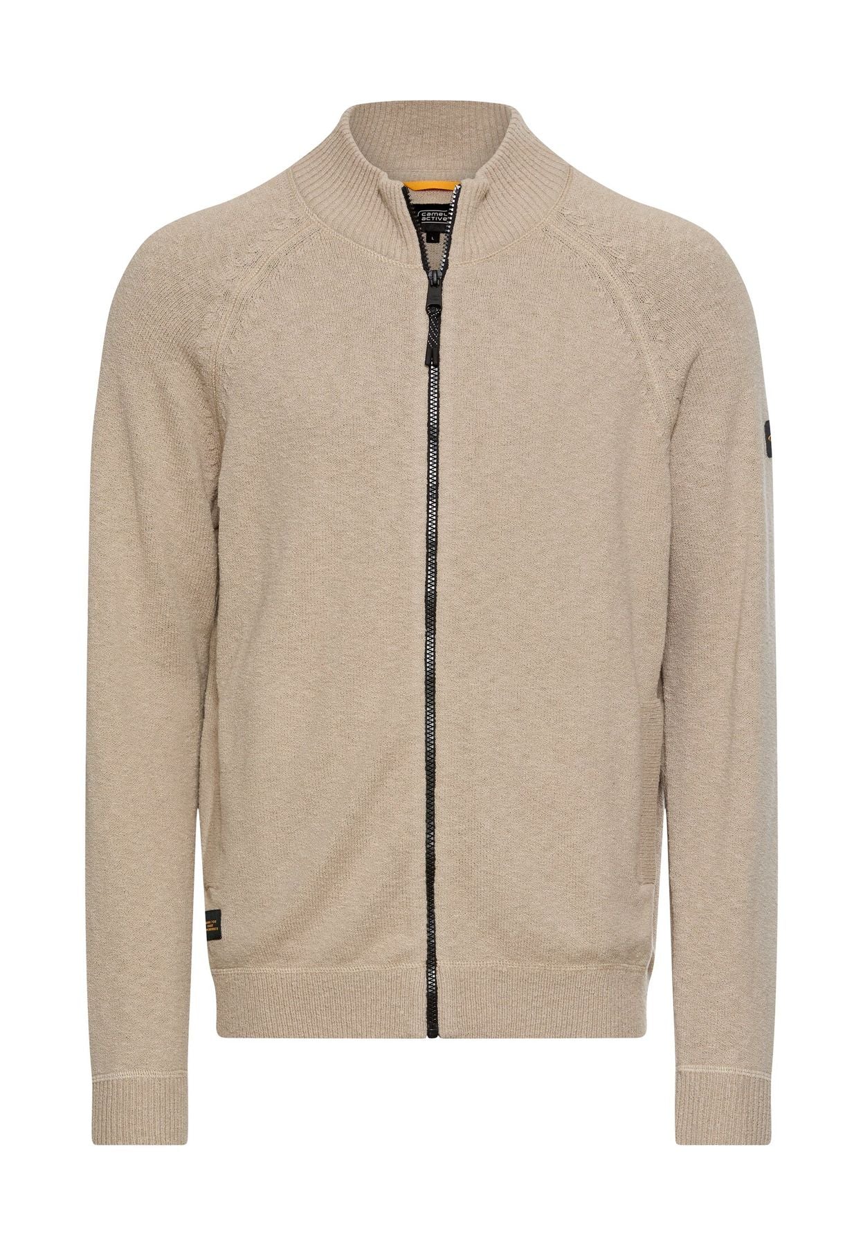 Strickjacke mit Reißverschluss