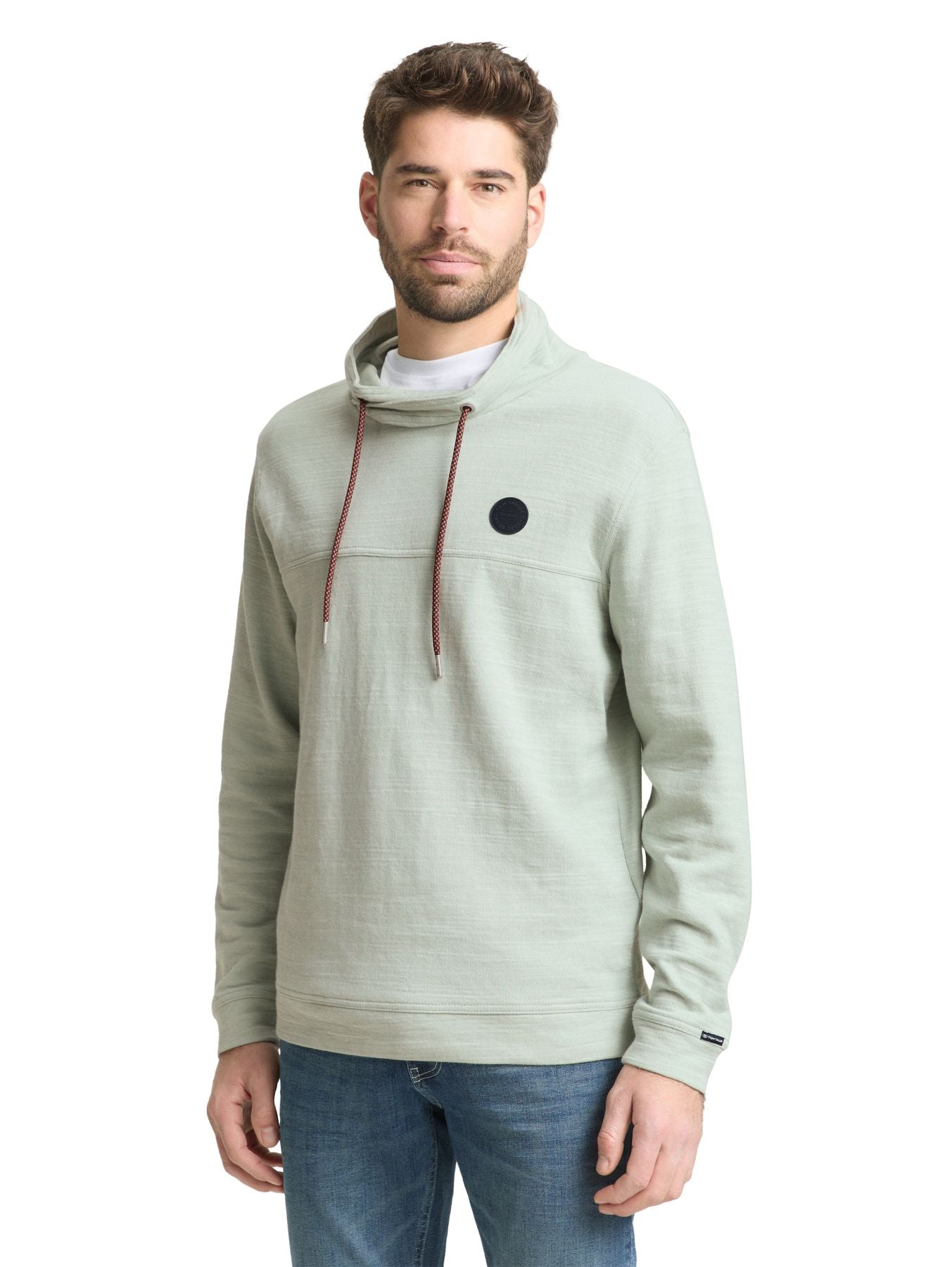 Snood Langarmshirt mit Logo-Badge