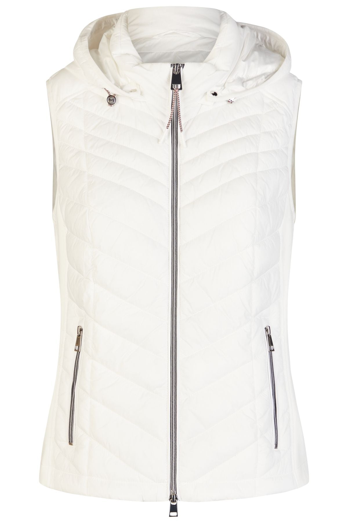 Weste Down Free mit Kapuze