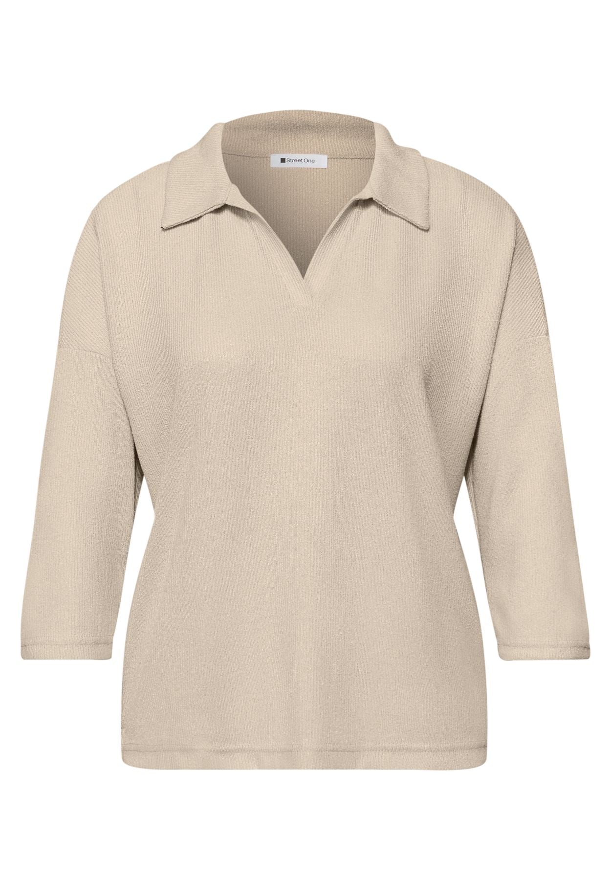 Shirt in Unifarbe