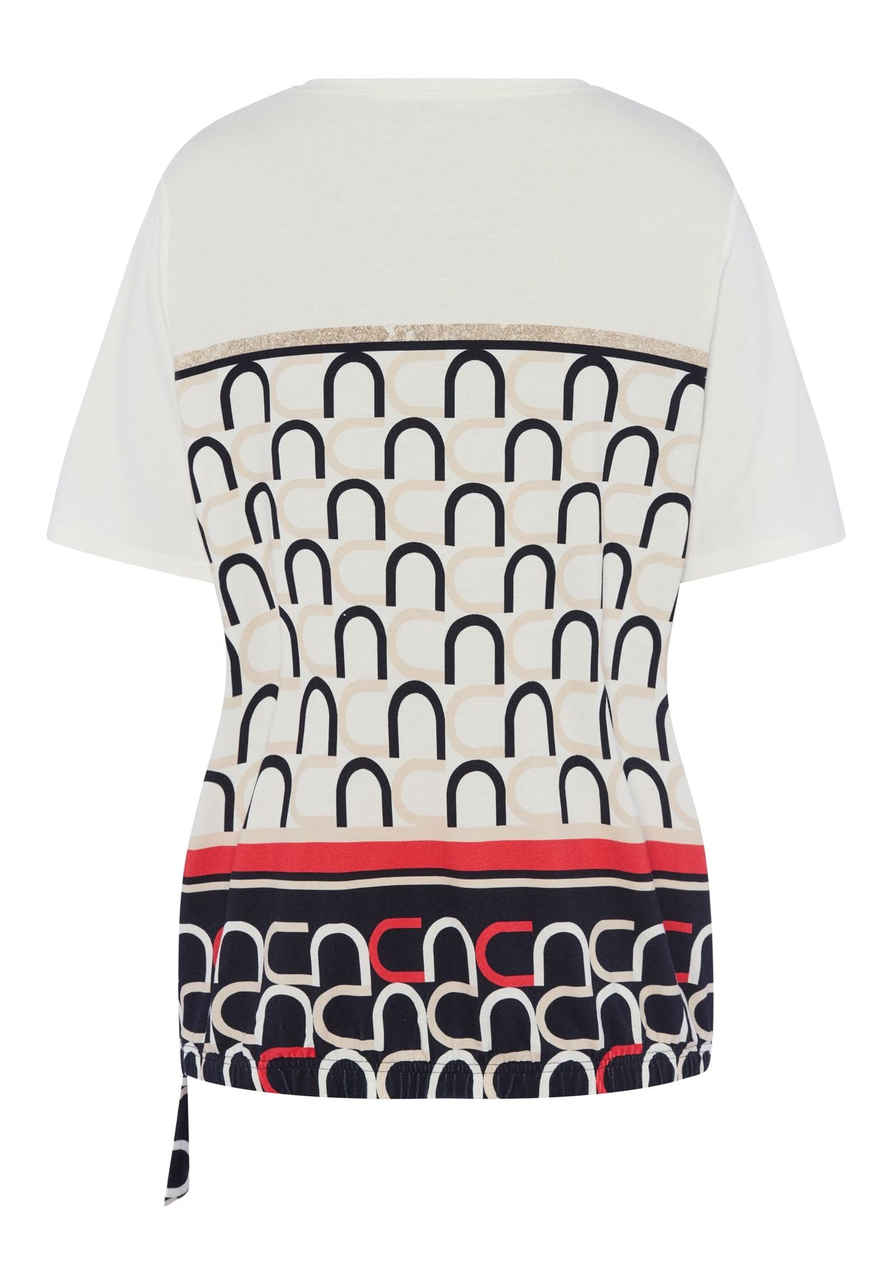 T-Shirt NOS mit Bindeband-Detail