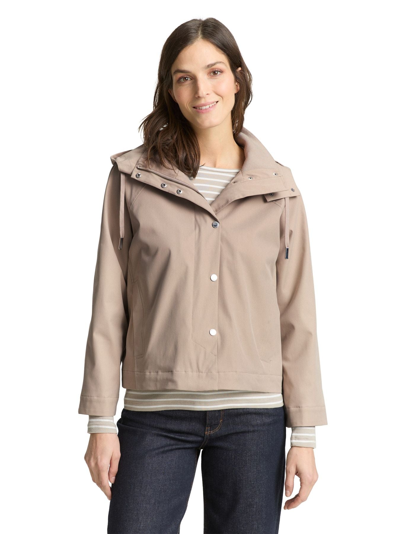 Ultralight Short Parka aus wasserabweisendem Material
