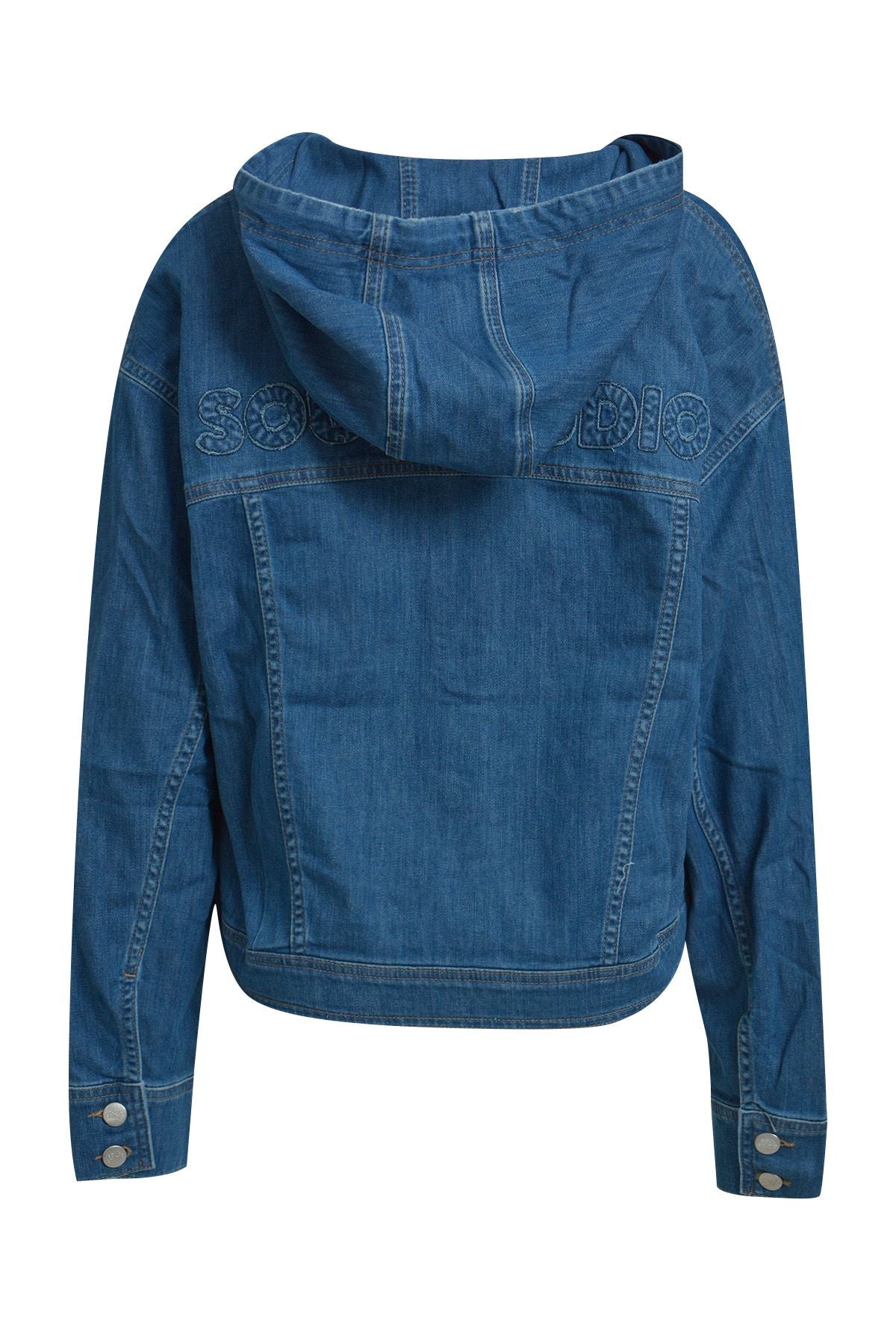 Denim Jacket With Hood