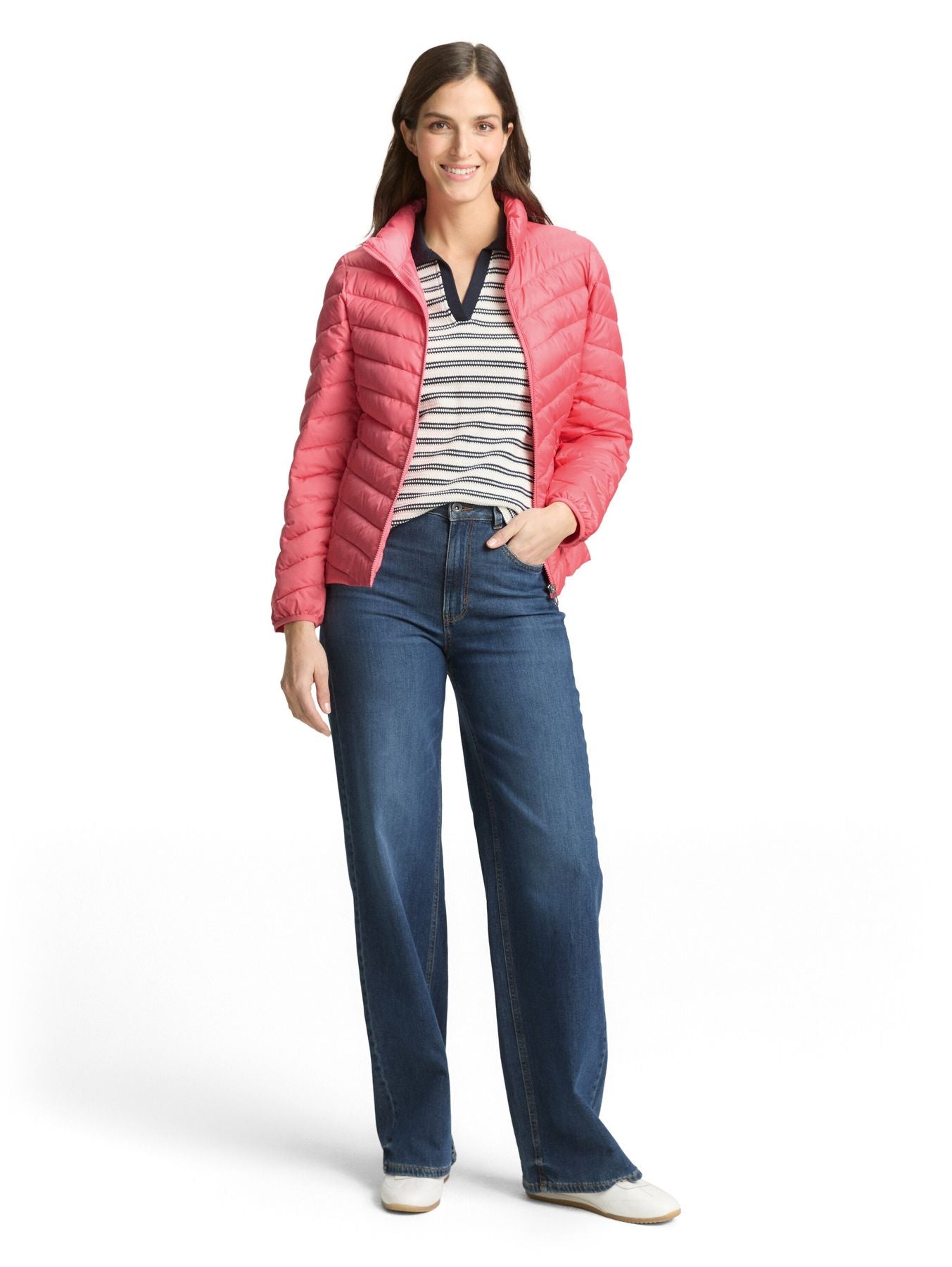 Lightweight Steppjacke mit Stehkragen