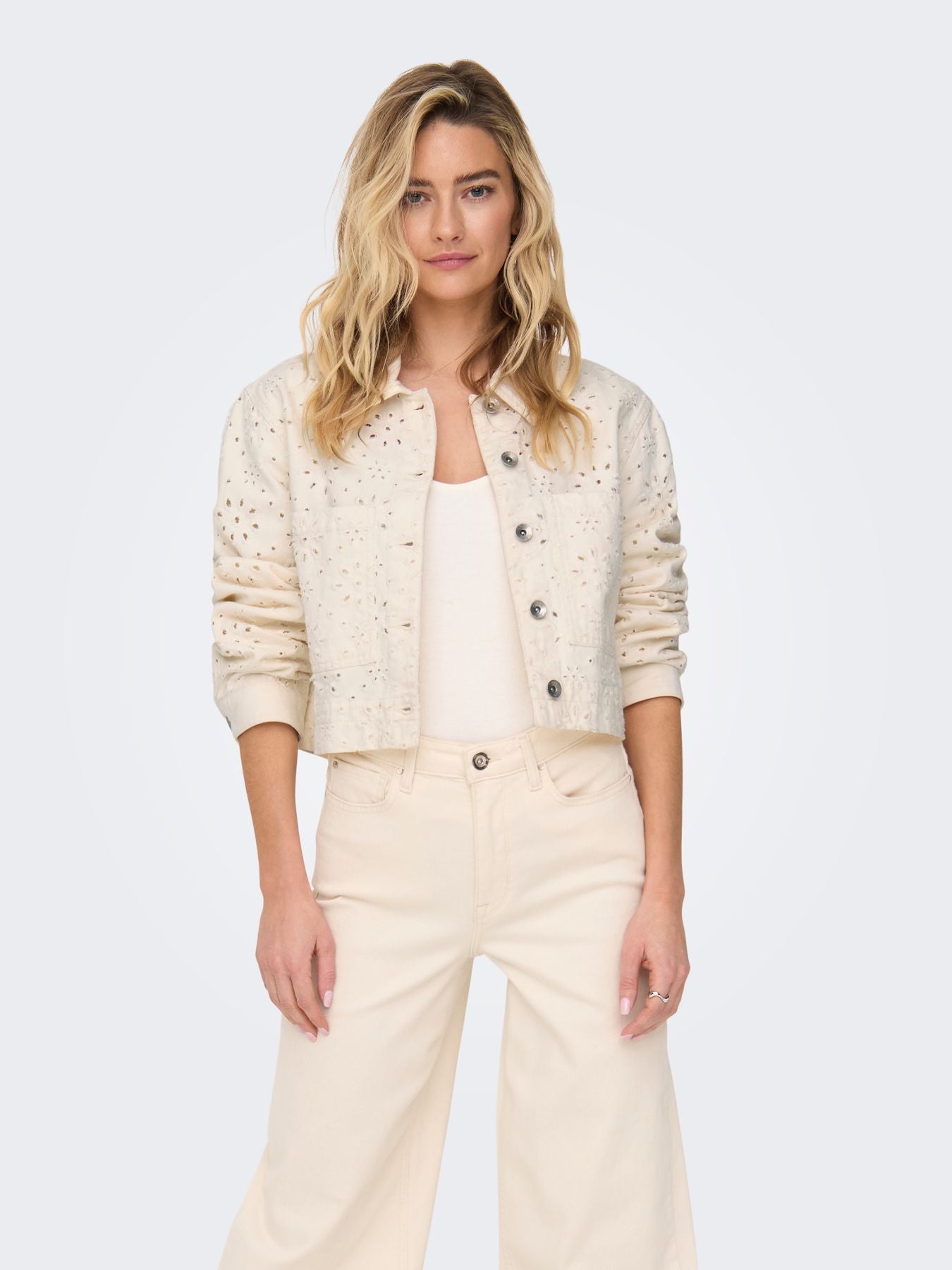ONLELSA CROCHET SHORT JACKET OTW