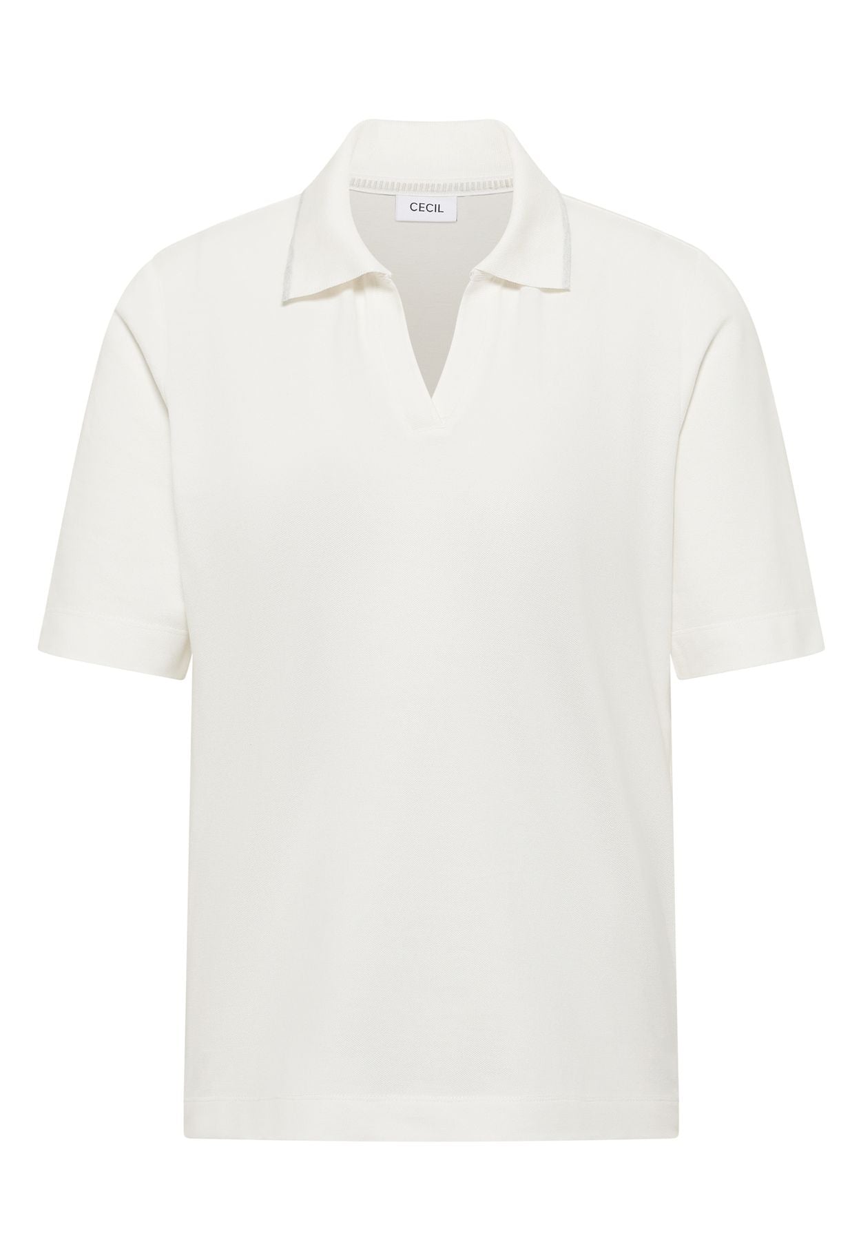 Kurzarm Poloshirt aus Piqué Ware