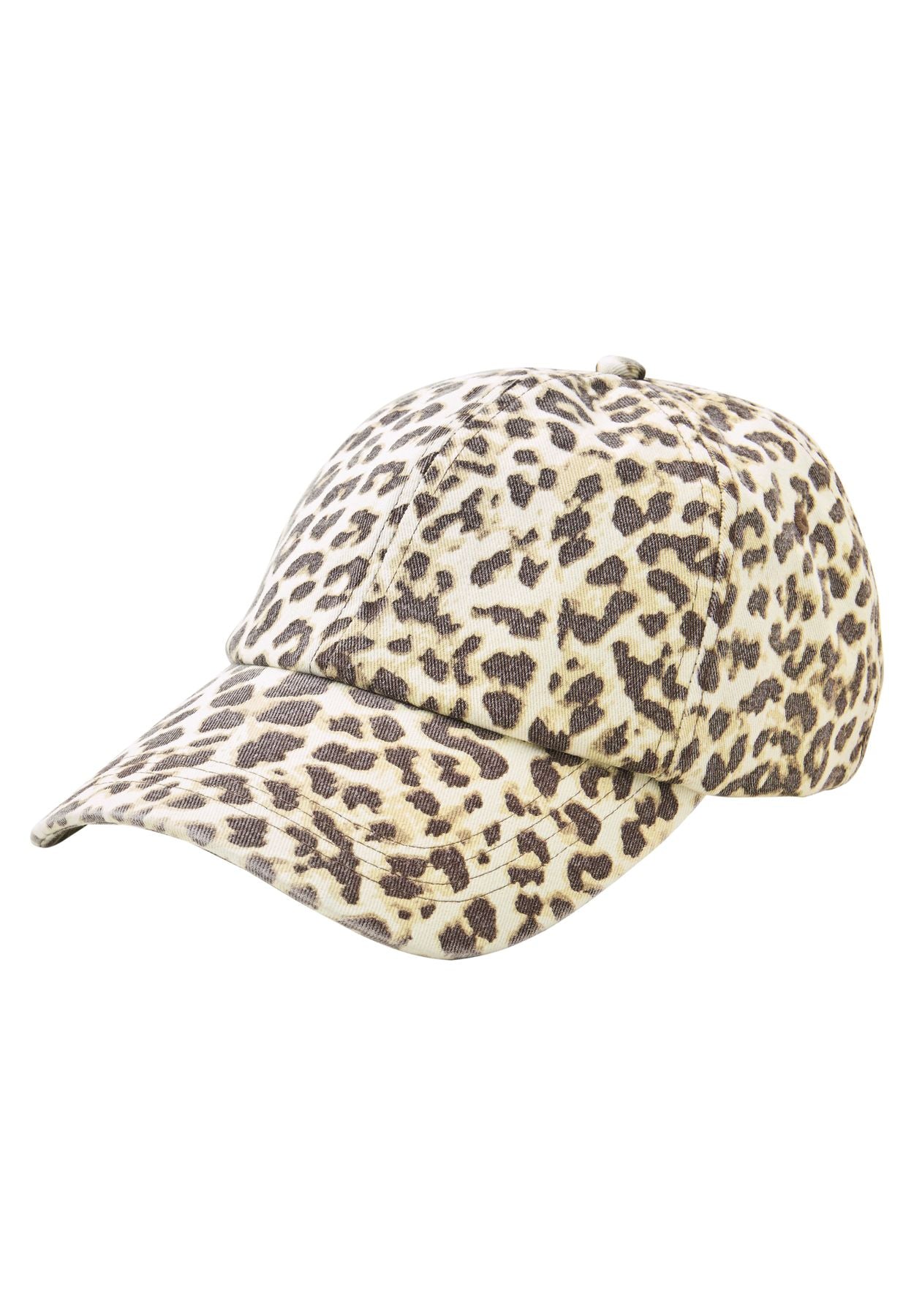 Cap mit Leo-Muster im Washed-Look
