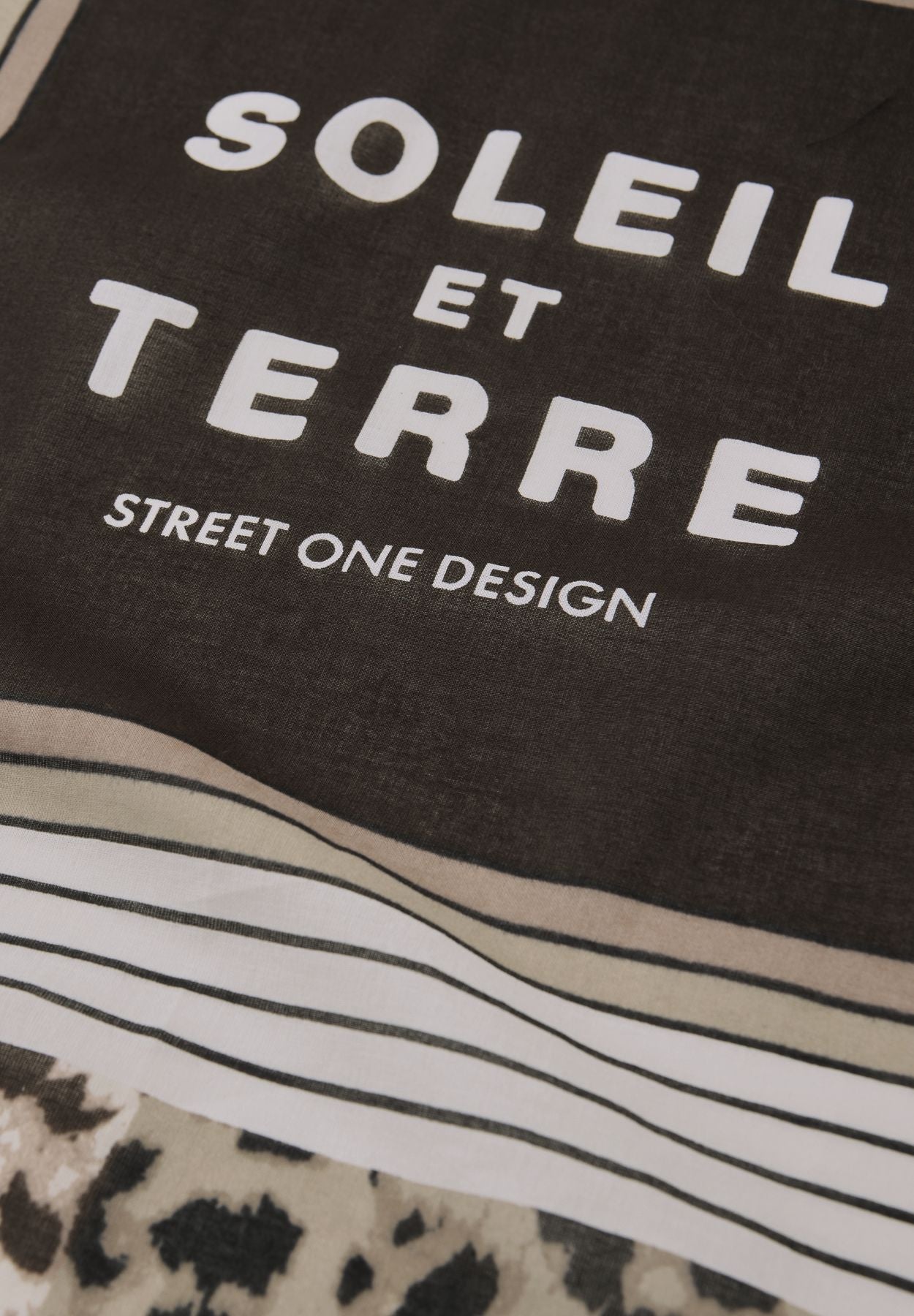 Bandana aus Baumwolle mit Wording