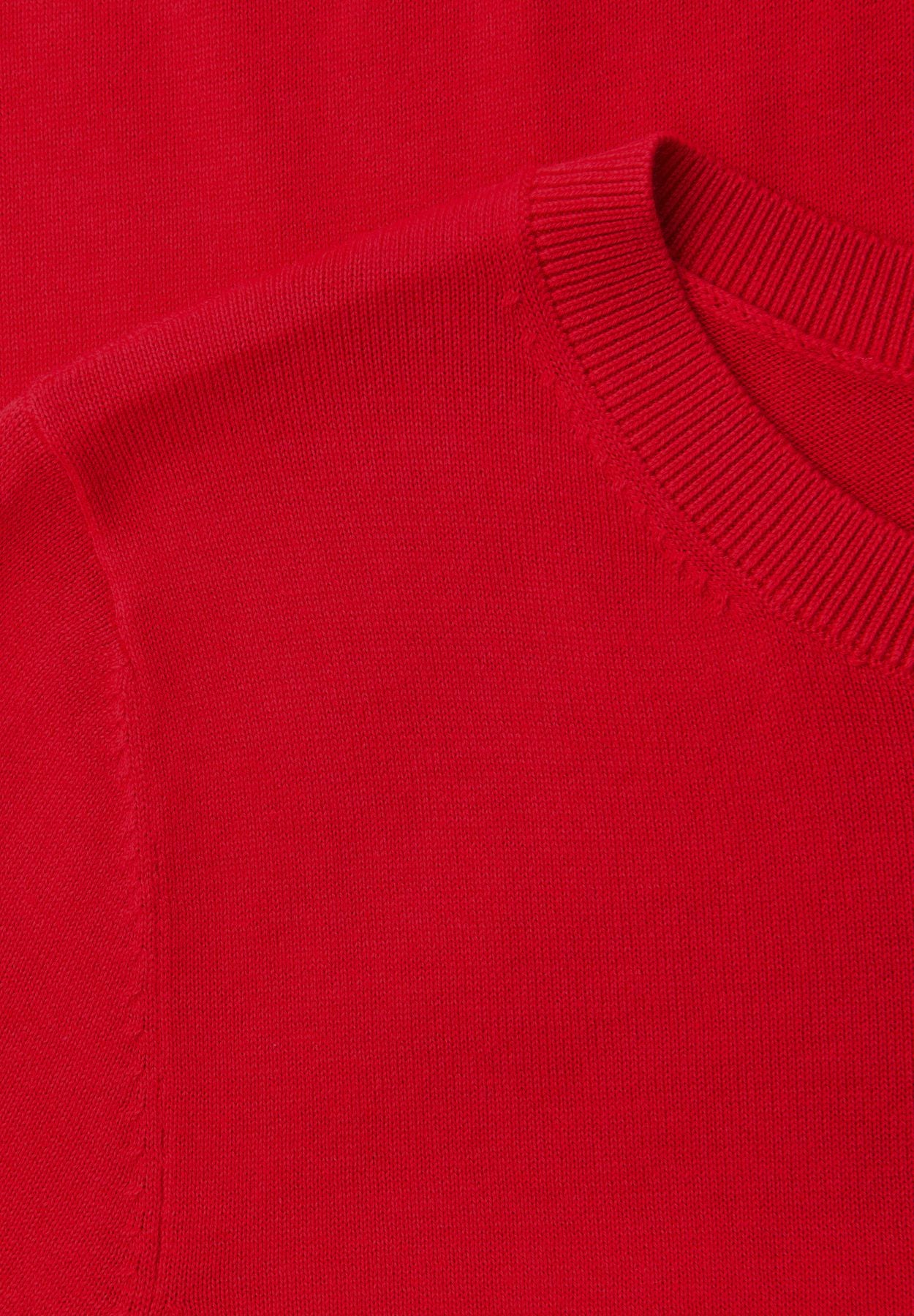 Kurzarm Pullover mit Rundhals