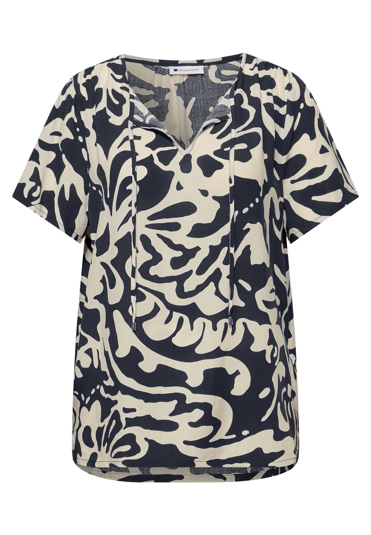 Bluse mit String-Detail