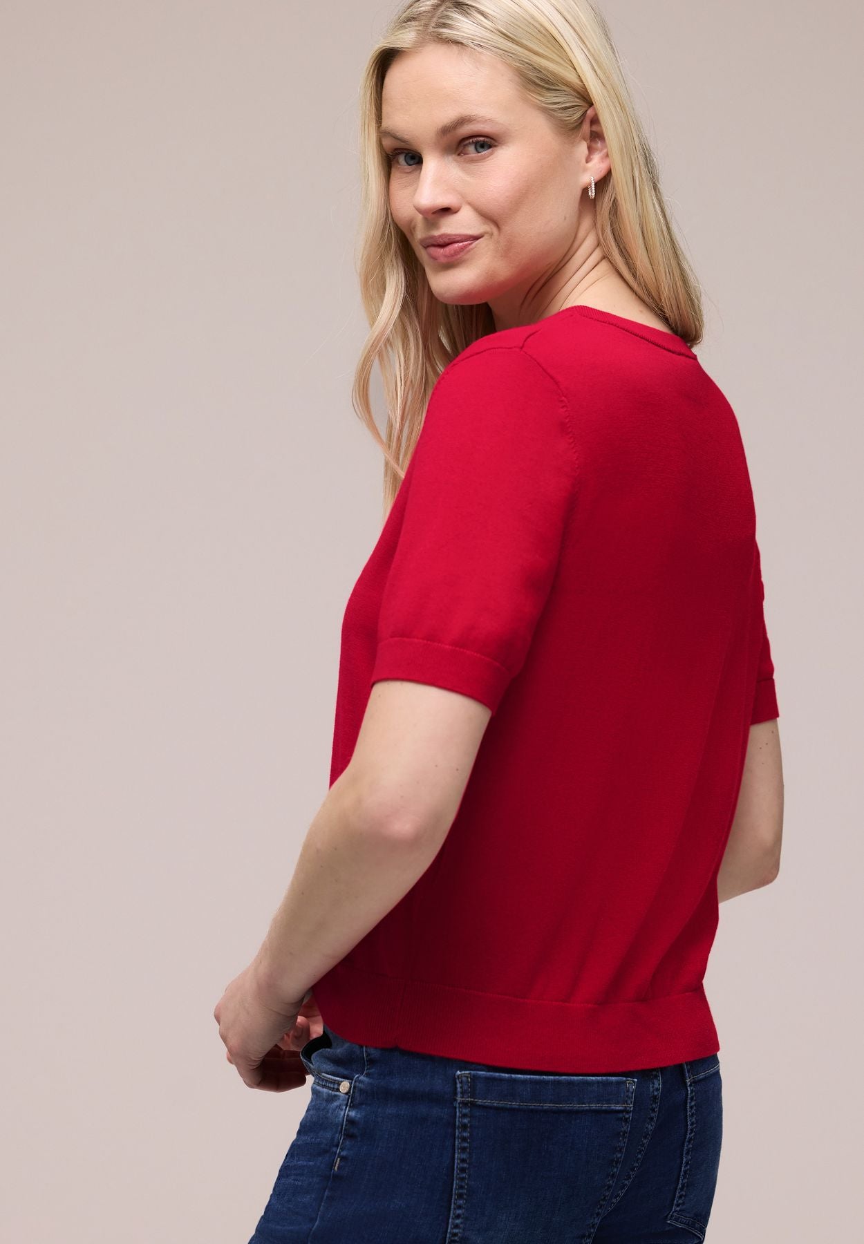 Cardigan in Unifarbe
