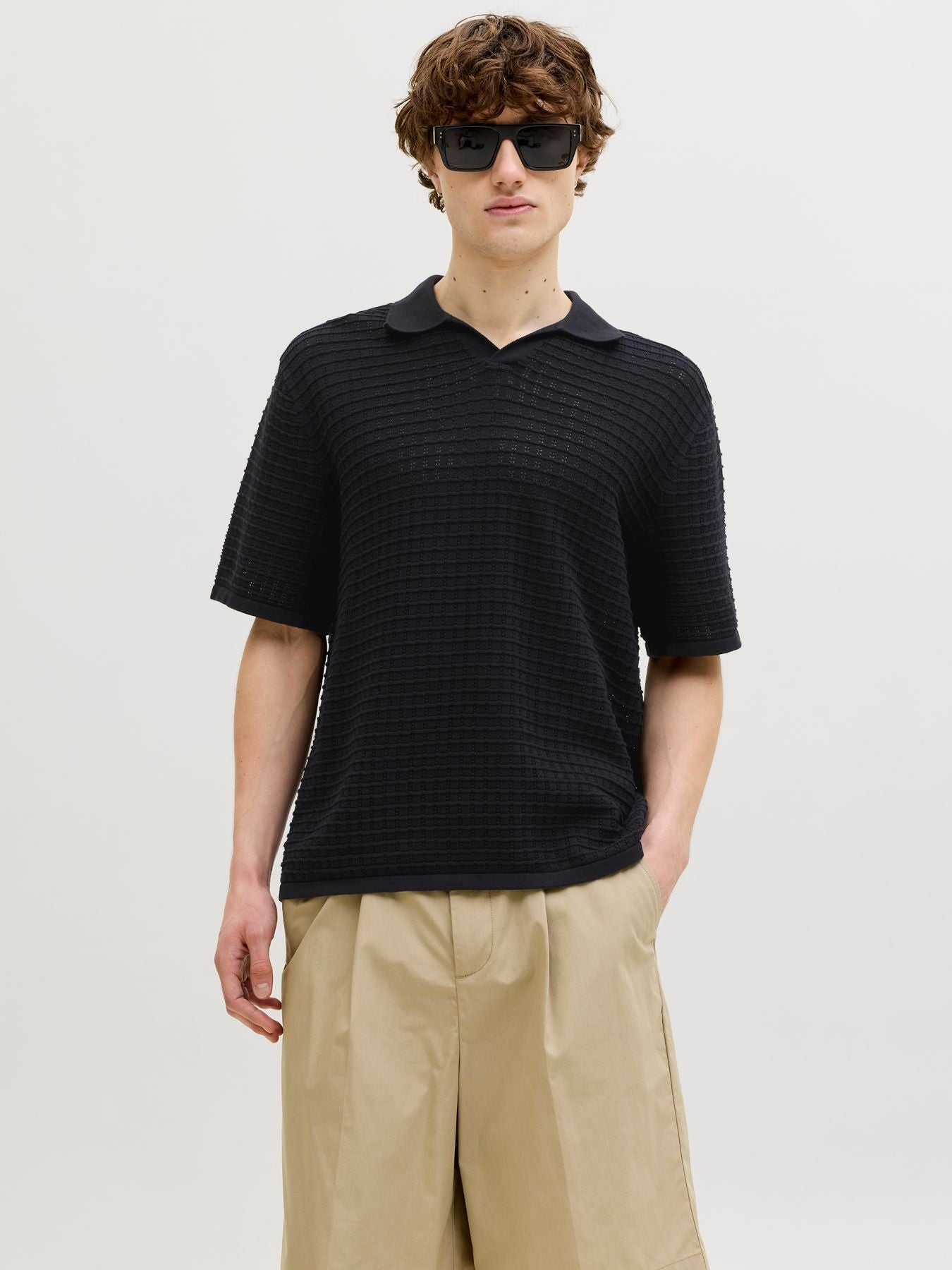 JORNANTUCKET KNIT SPLIT NECK POLO SA26