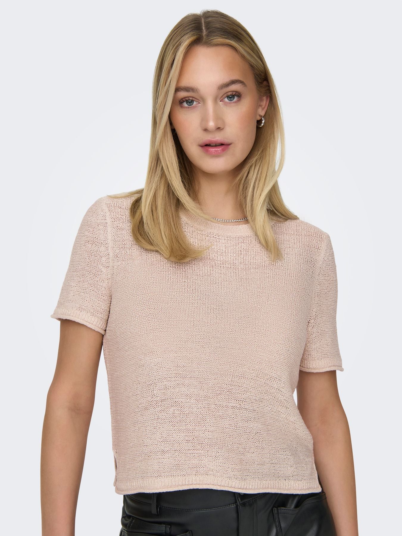 ONLSUNNY S/S PULLOVER KNT NOOS