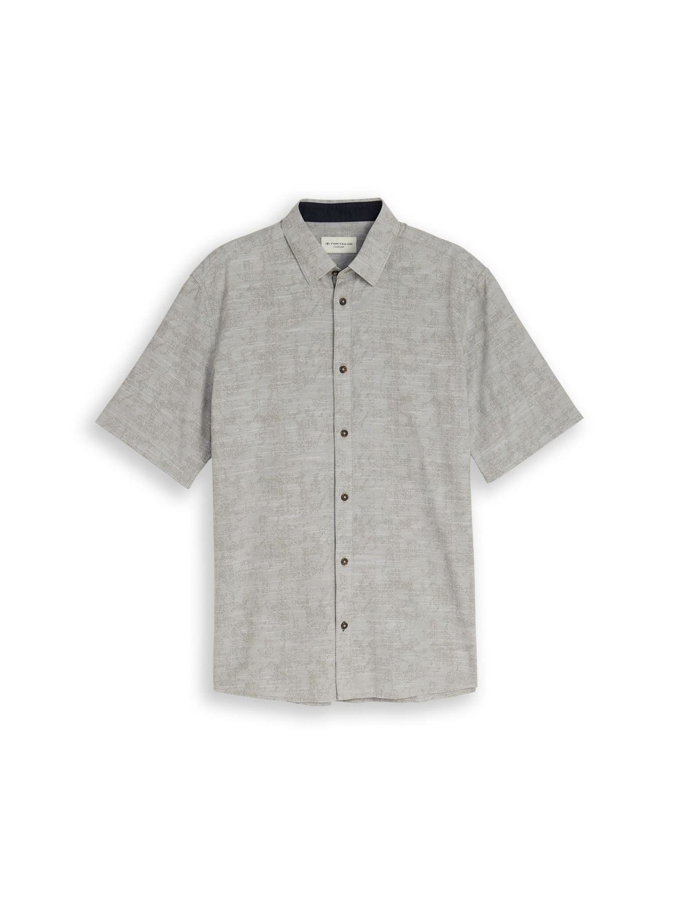 Comfort Fit Kurzarmhemd mit Muster
