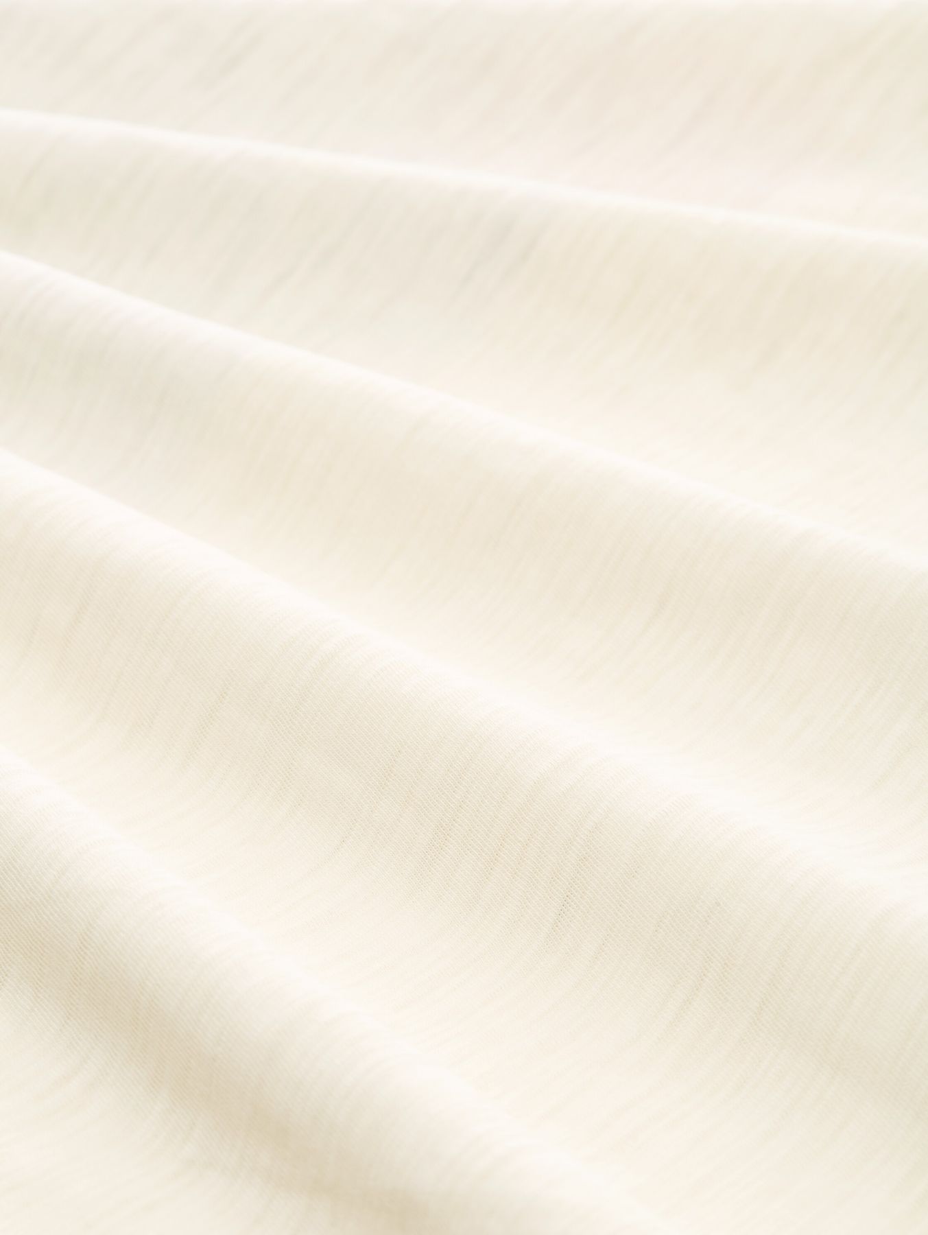 T-Shirt in Melange-Optik mit Print