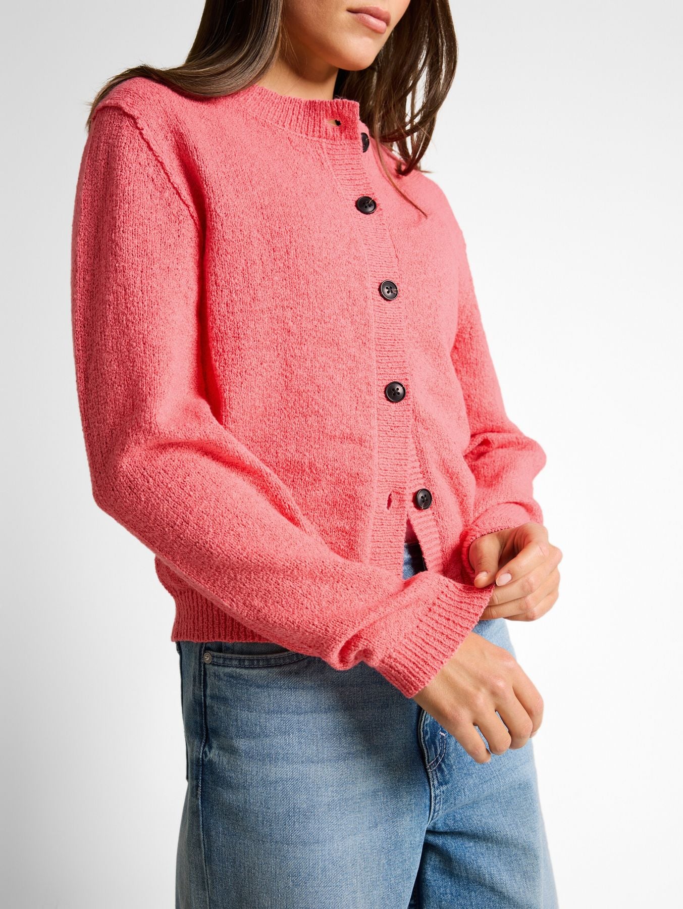 Cardigan mit Rundhalsausschnitt