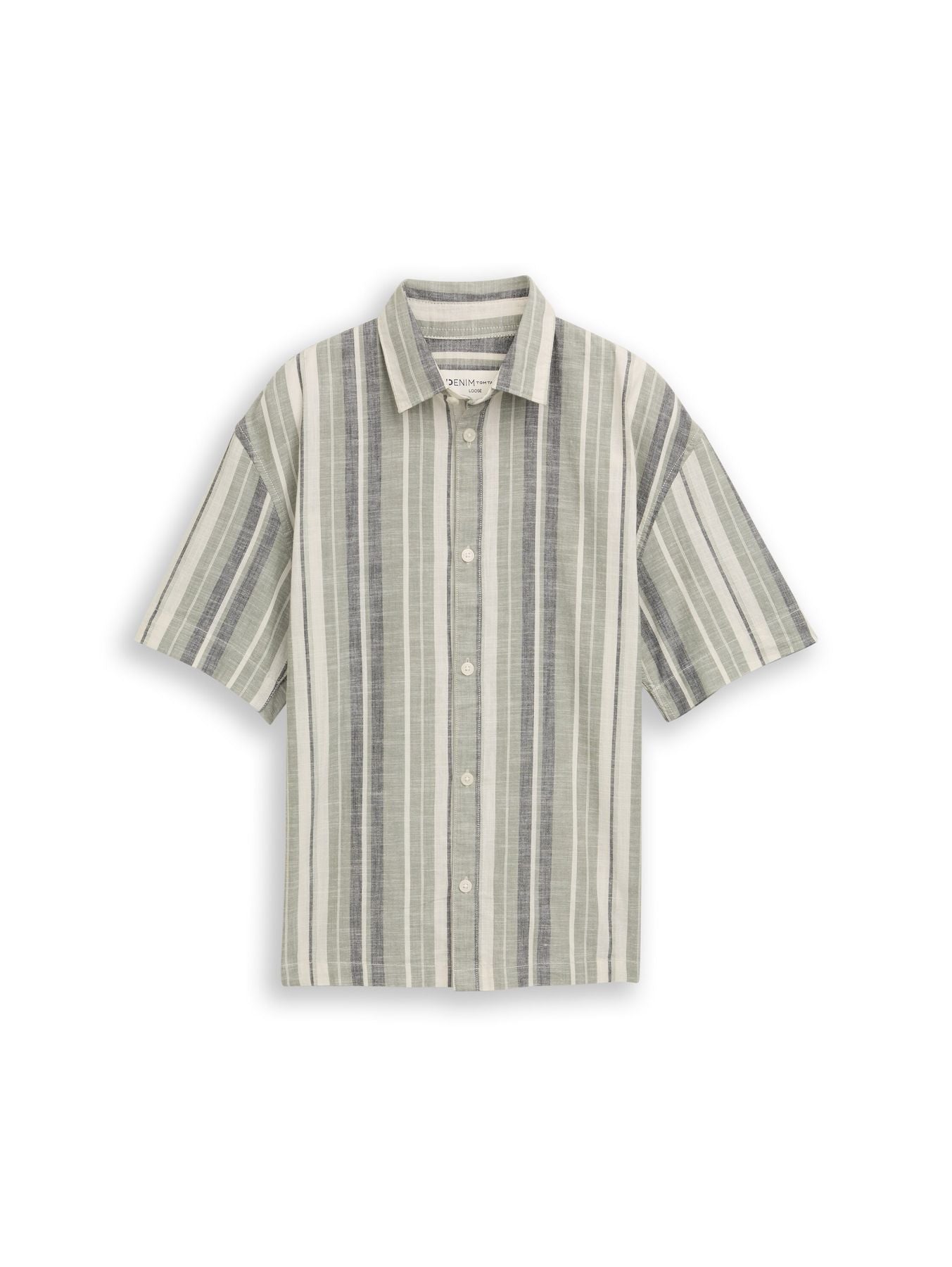 Loose Fit Hemd mit Streifen