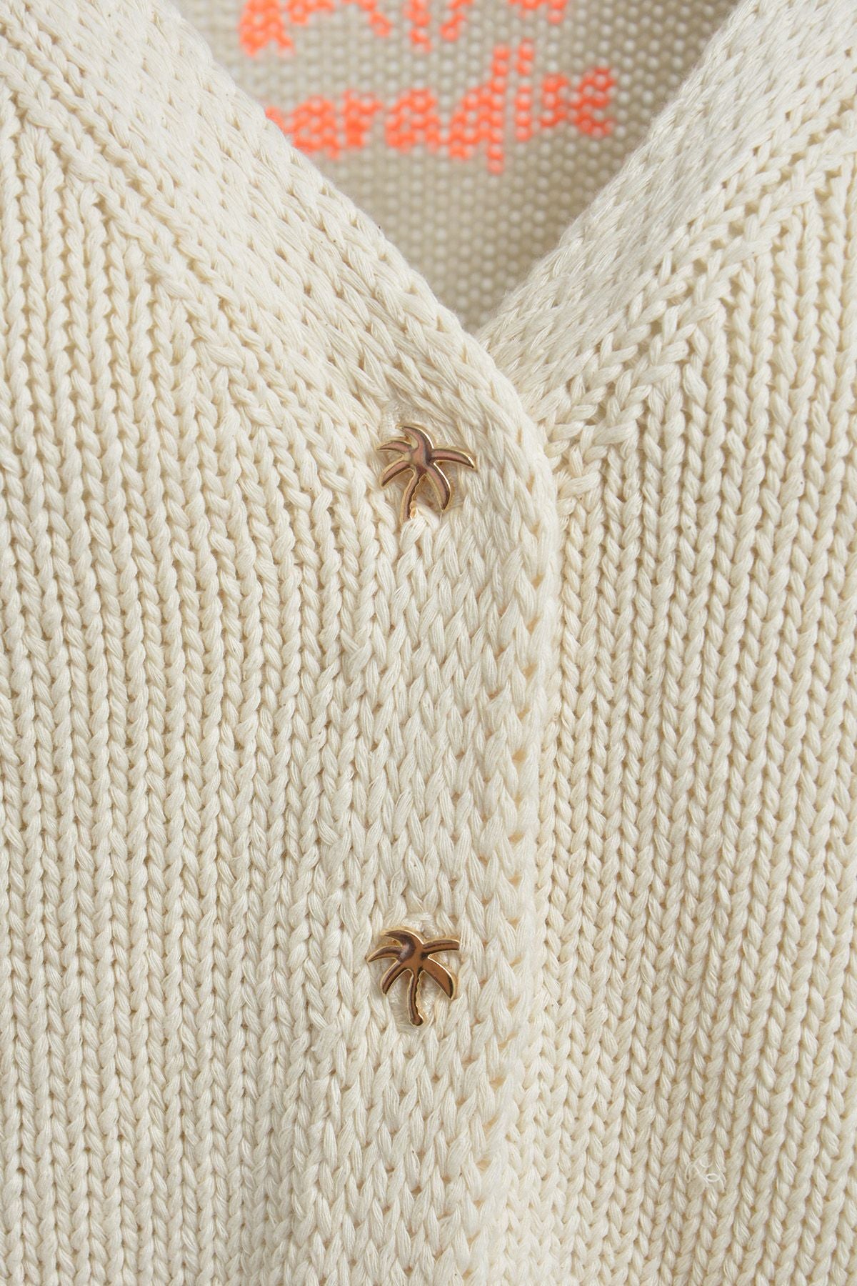 Flared Slv V-neck Cardigan
