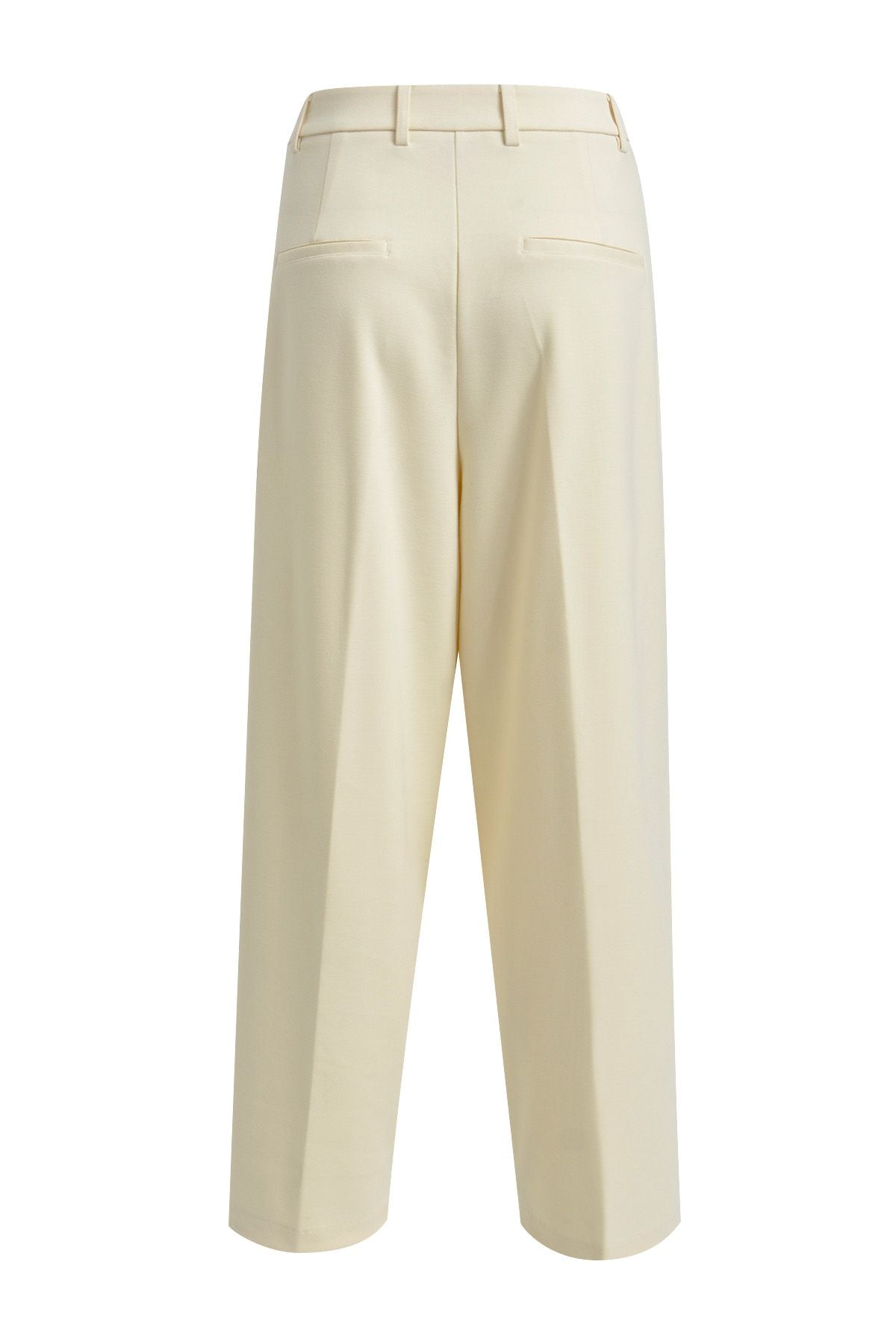 Interlock Pants With Pleats