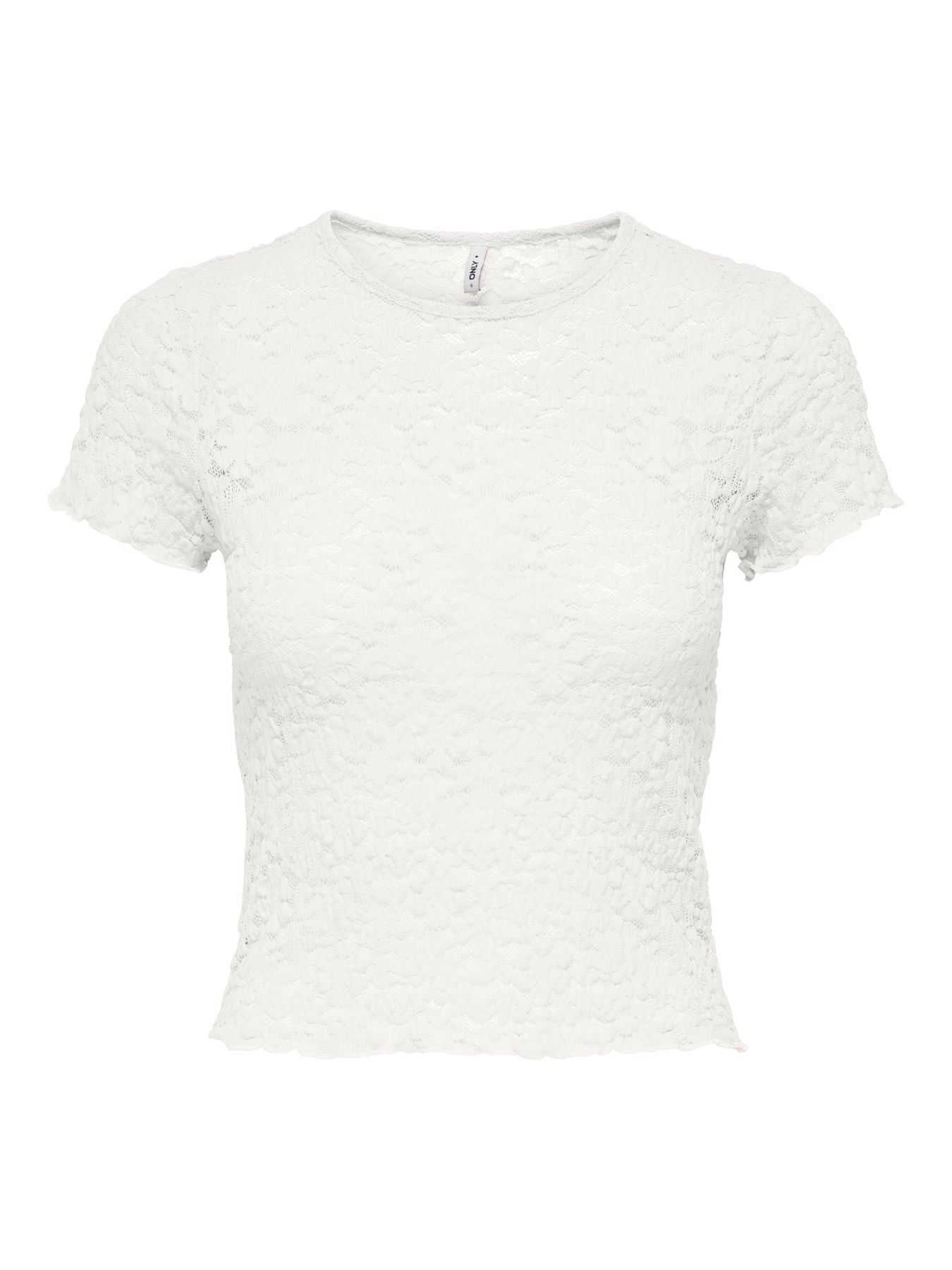 ONLFAITH S/S LACE TOP JRS