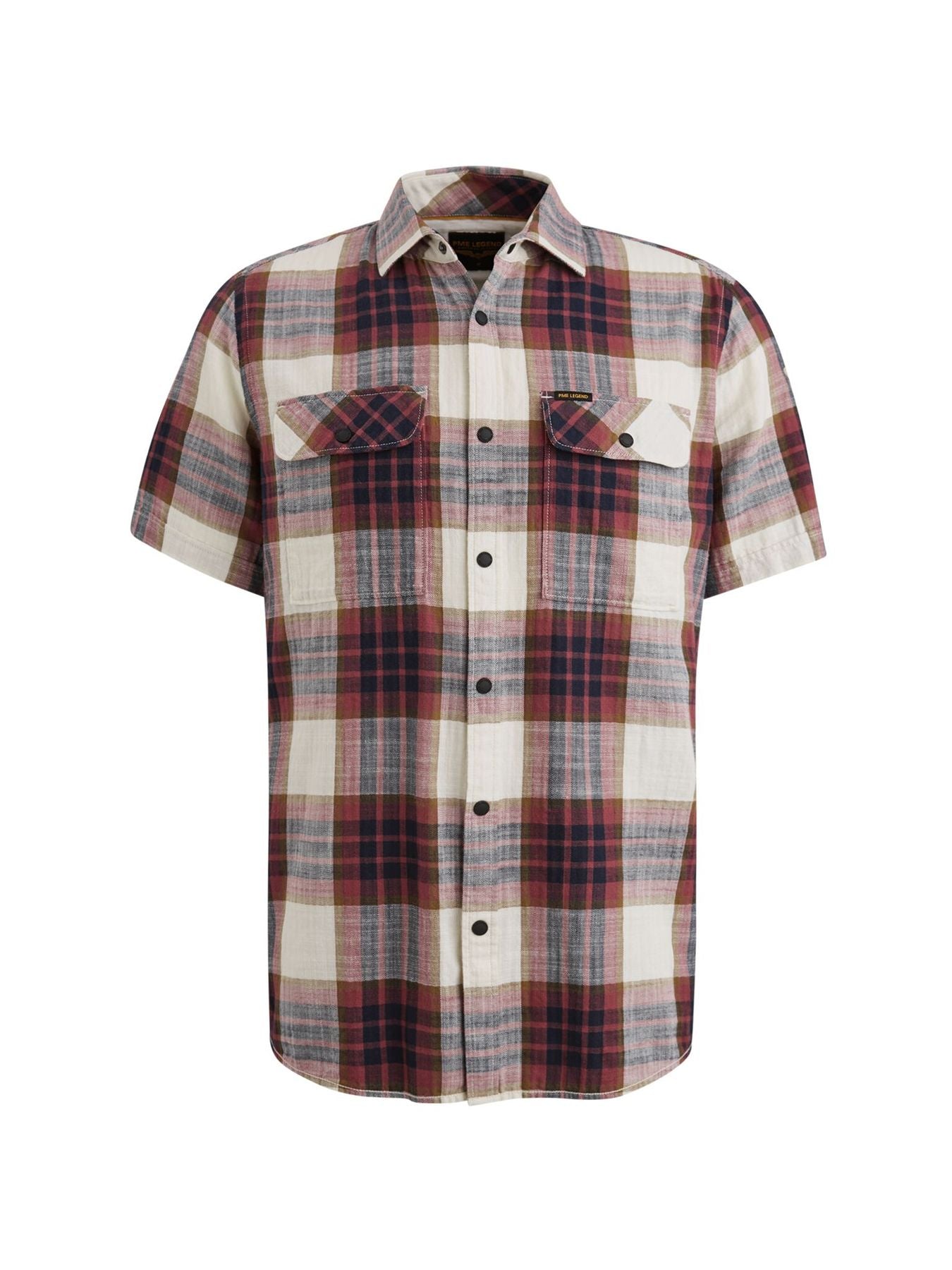 Ctn Slub Herringbone Check Esben