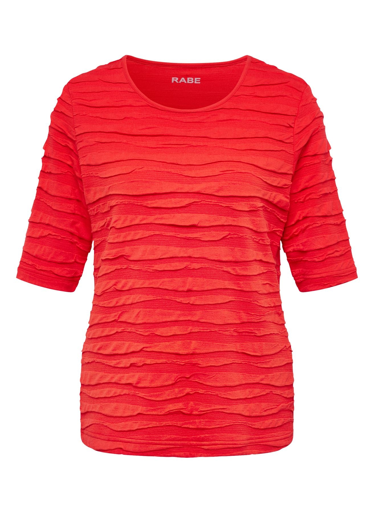 T-Shirt mit effektvoller Raffung