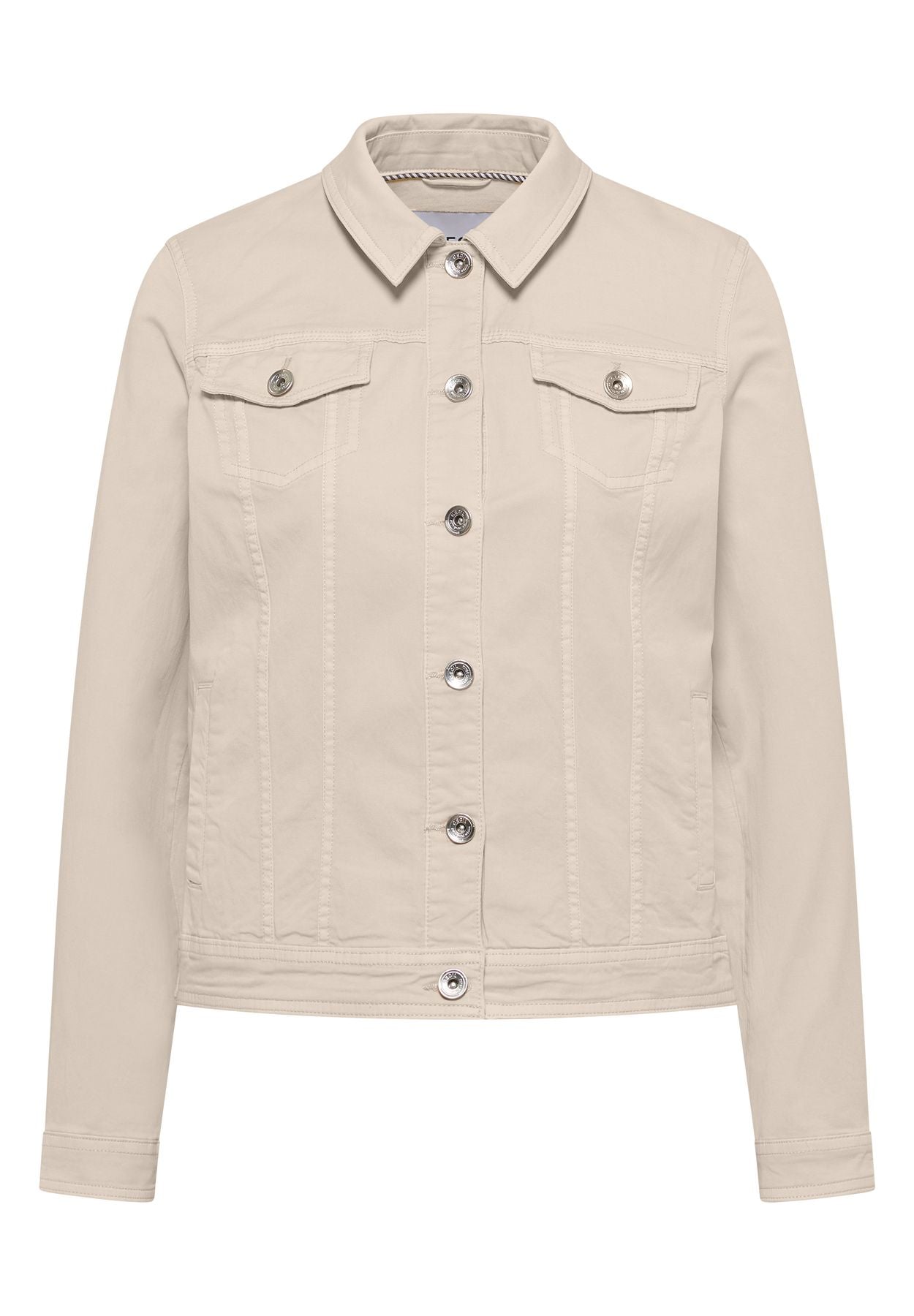 Jeansjacke mit Brusttaschen und Knöpfen