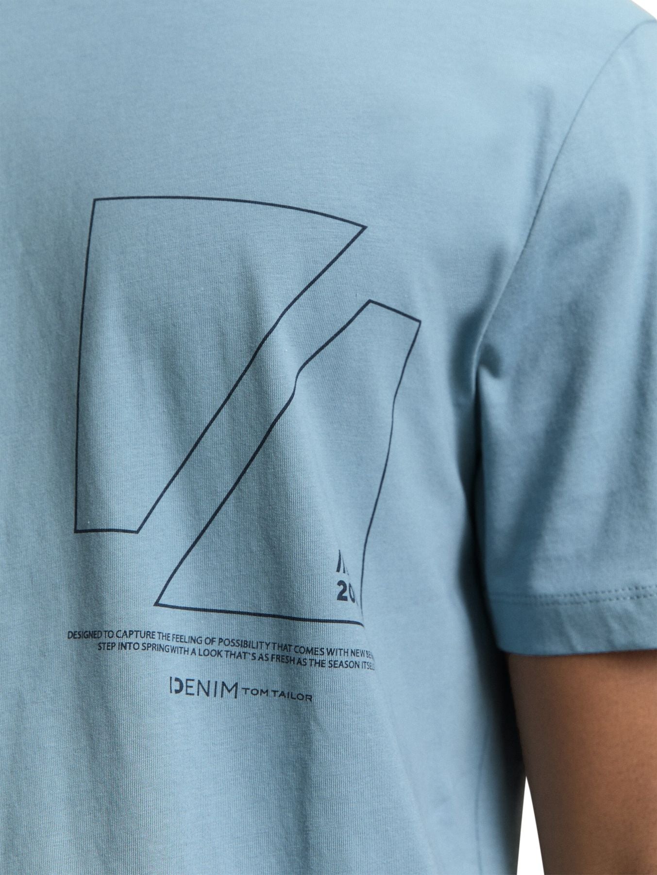 Basic T-Shirt mit Logo-Print