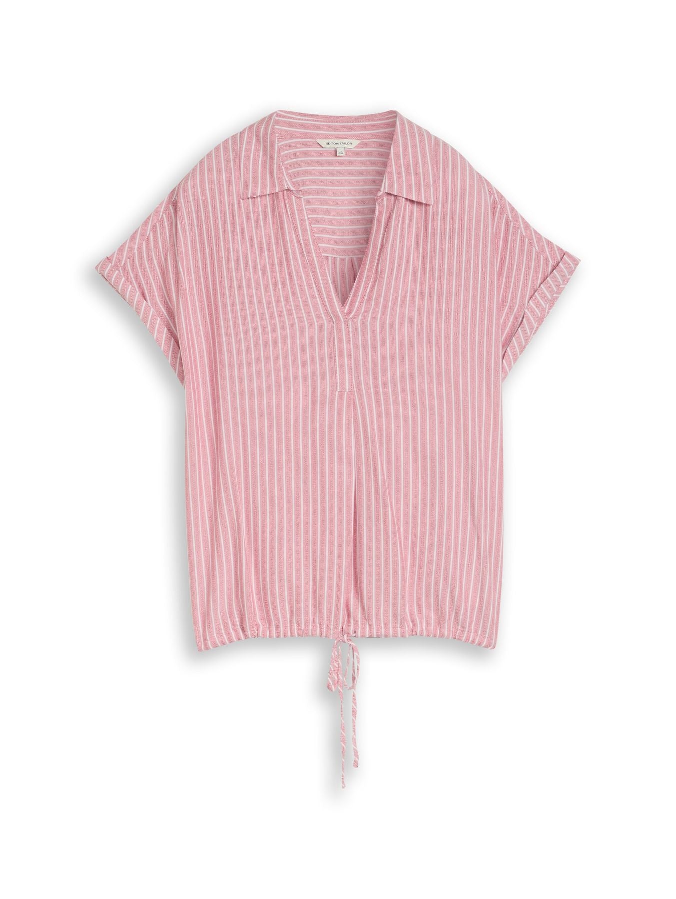 Loose Fit Bluse mit Streifenmuster