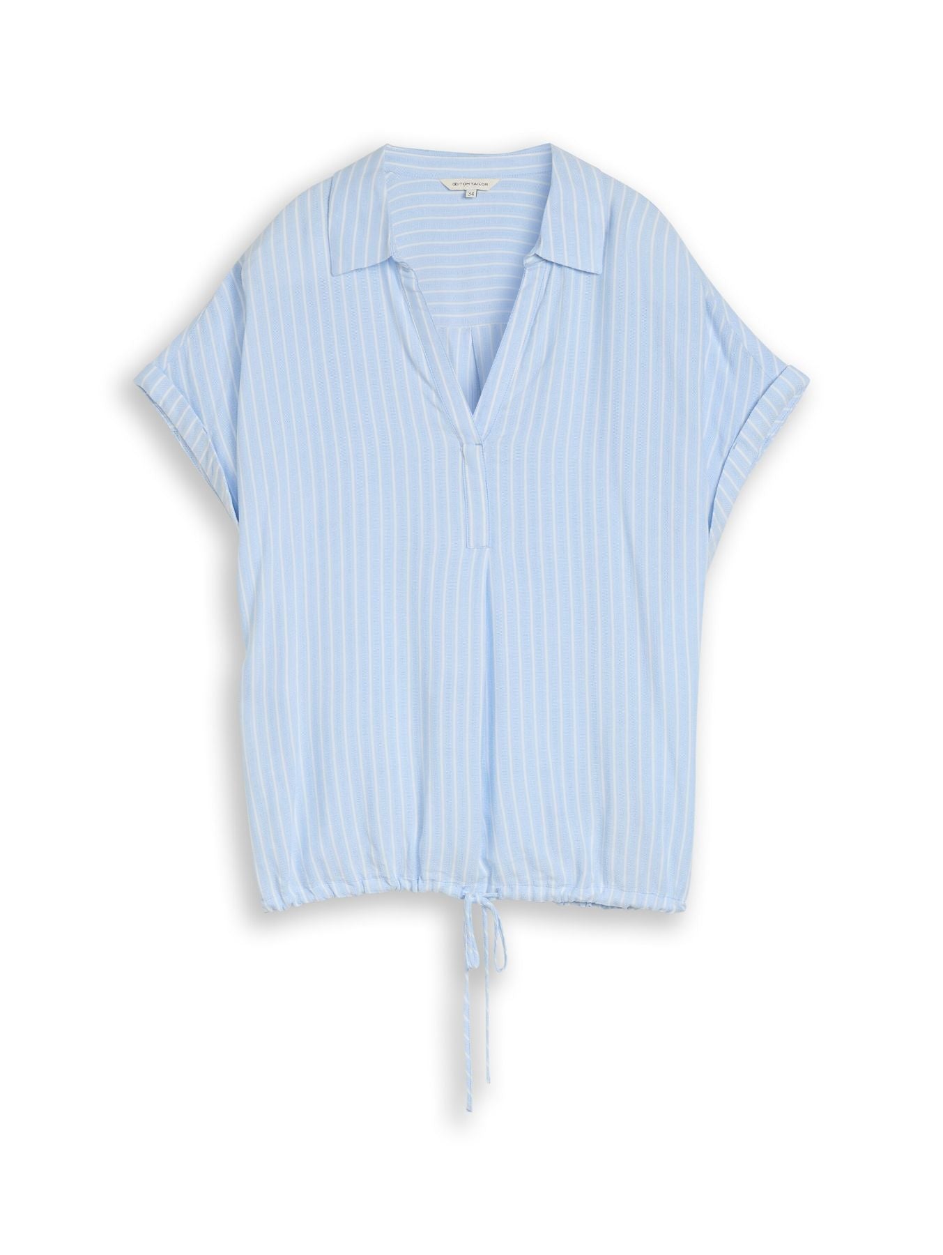 Loose Fit Bluse mit Streifenmuster
