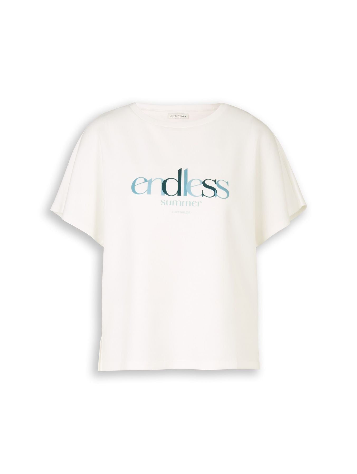 Loose Fit Scuba T-Shirt mit Print