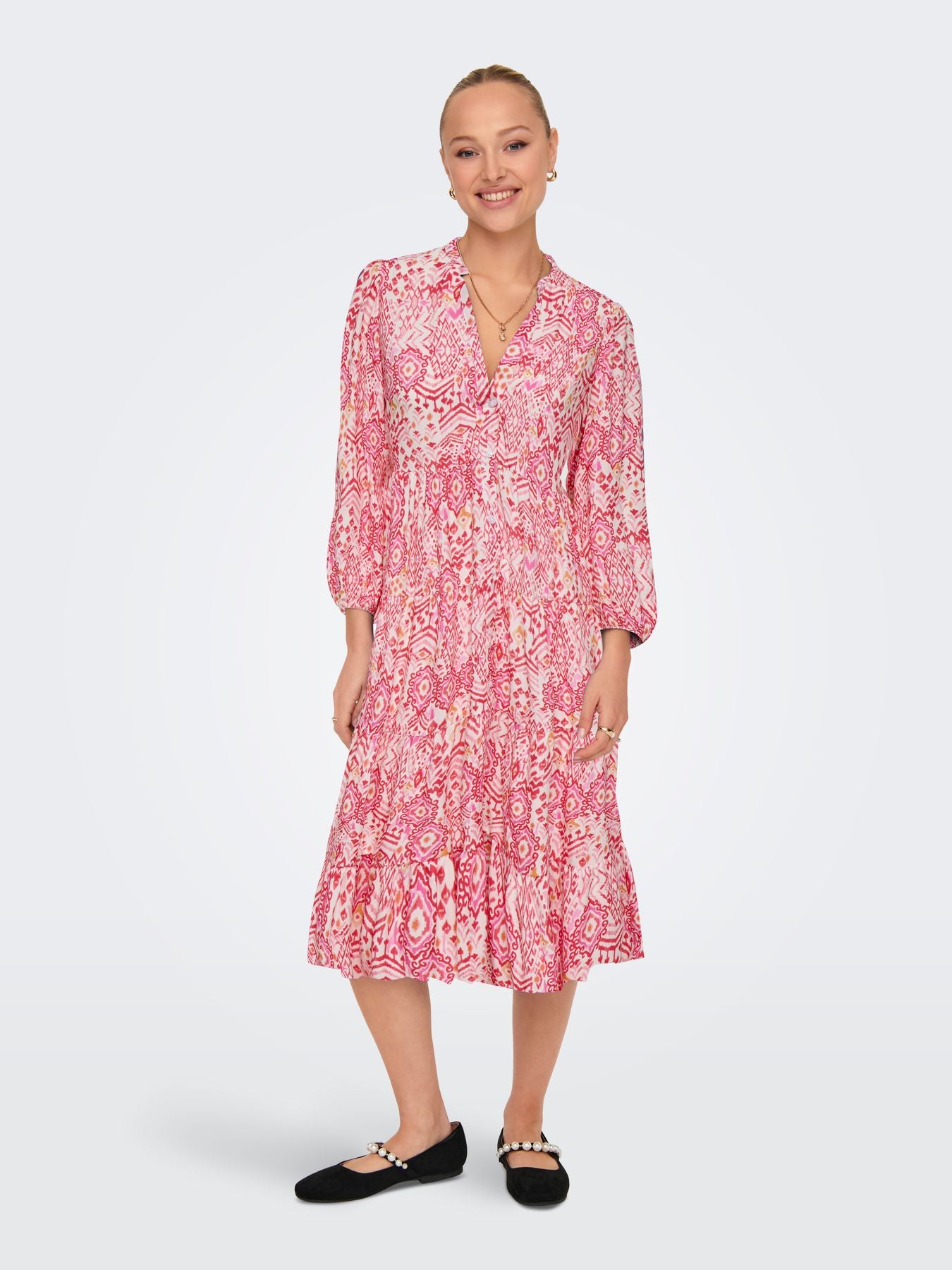 ONLMILANA 7/8 DRESS WVN NOOS
