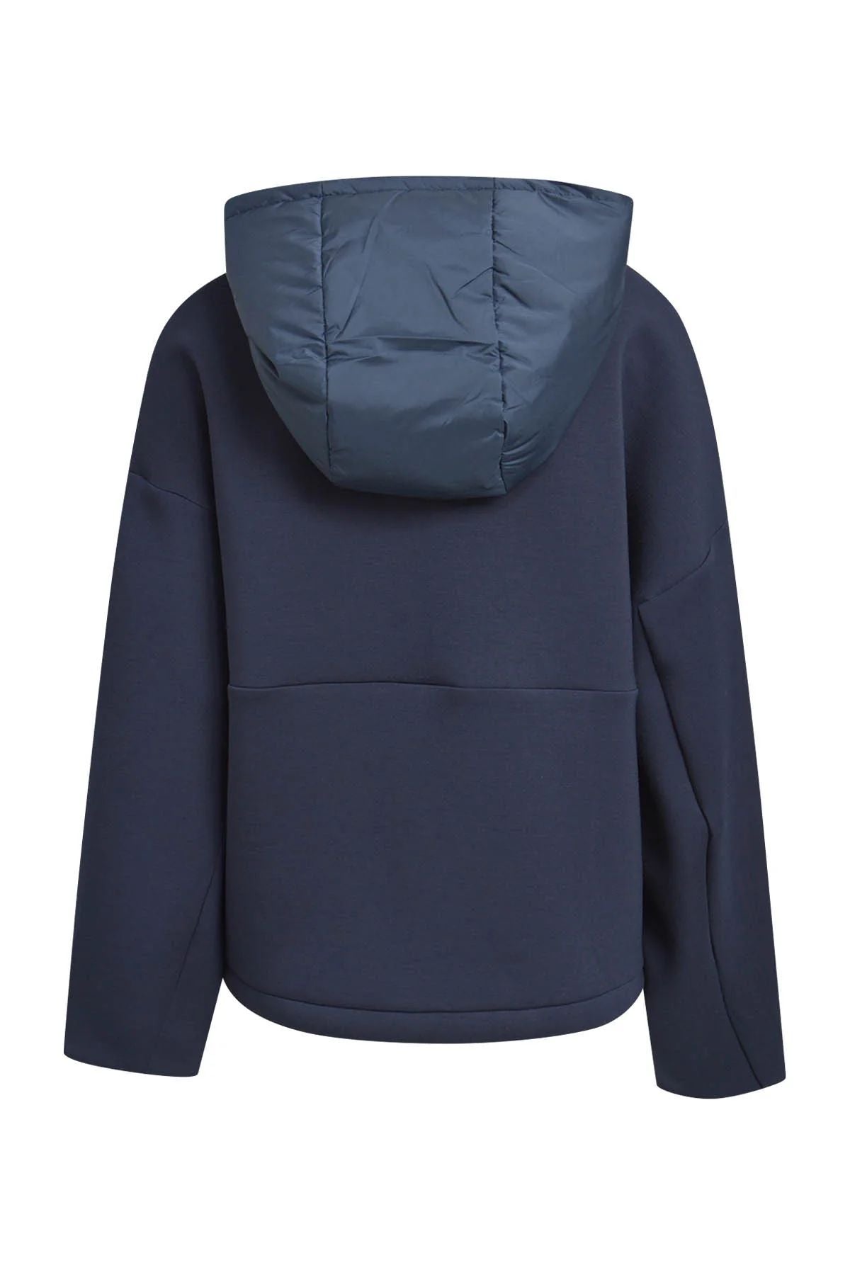 Fabric Mix Scuba Jacket