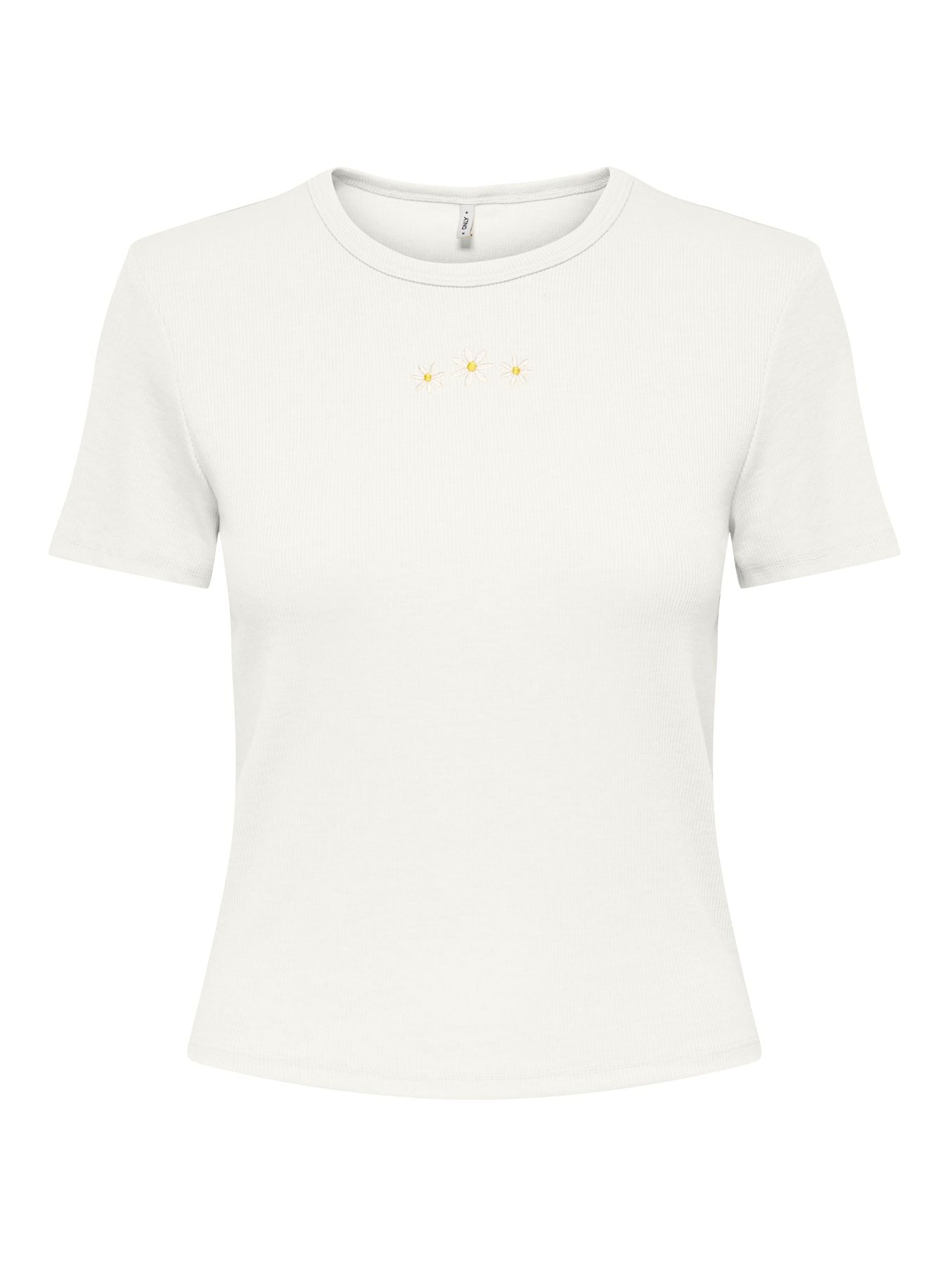 ONLDANIELLA S/S RIB TOP CS JRS
