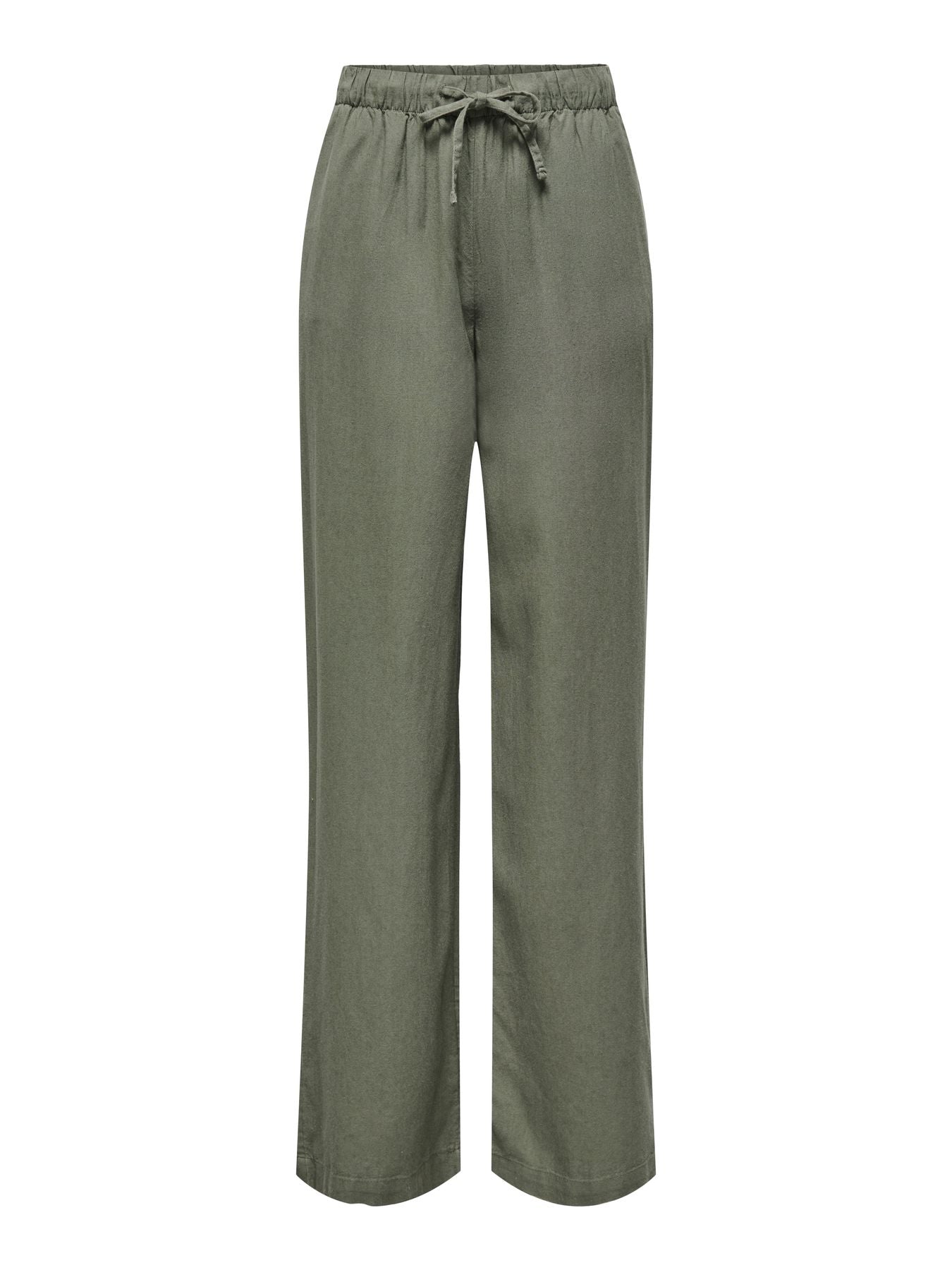 ONLGOA MW LINEN BL PULL-UP PANT CC PNT