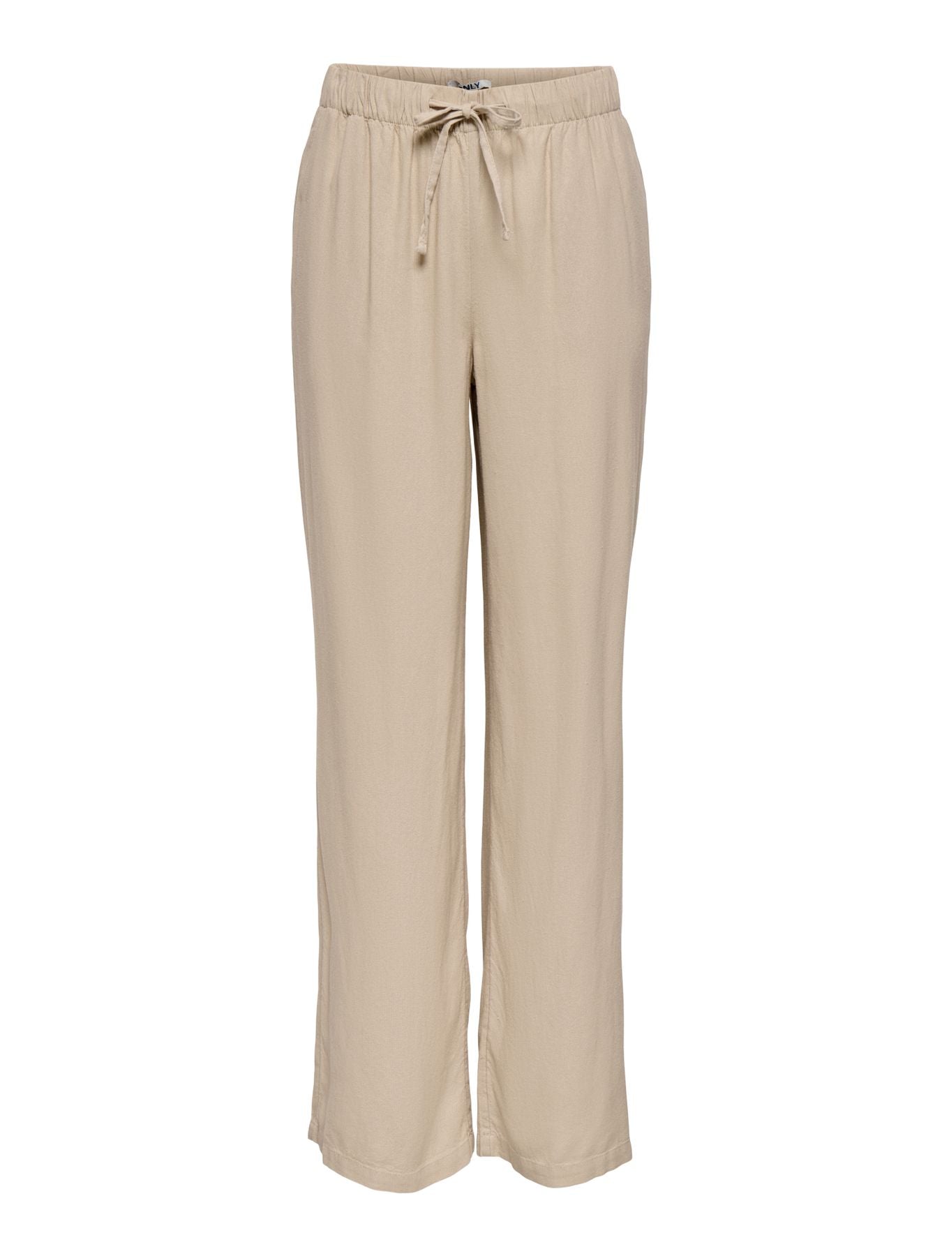 ONLGOA MW LINEN BL PULL-UP PANT CC PNT