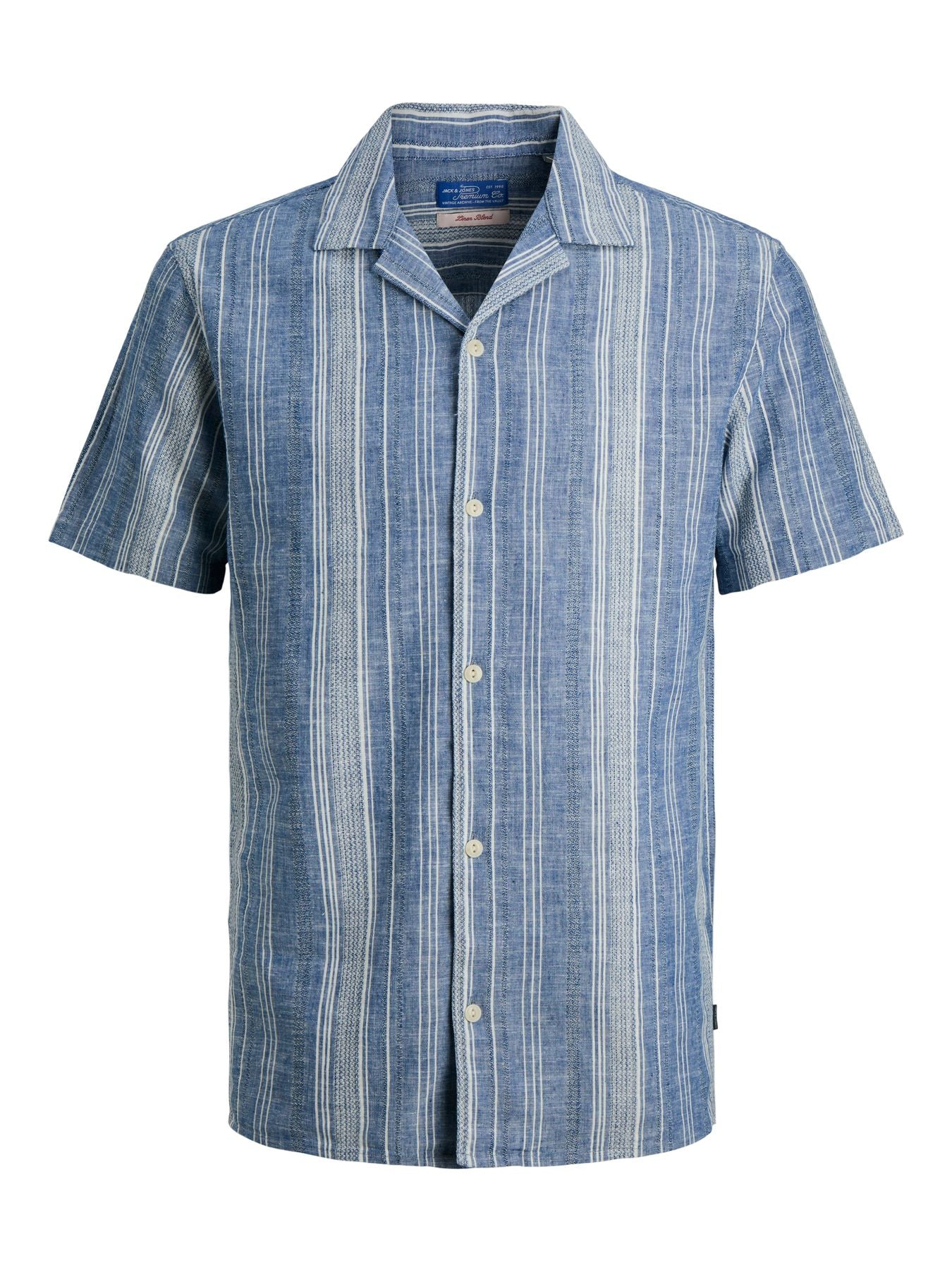 JPRBLUSUMMER LIN. BLEN DOBBY SS SHIRT SN