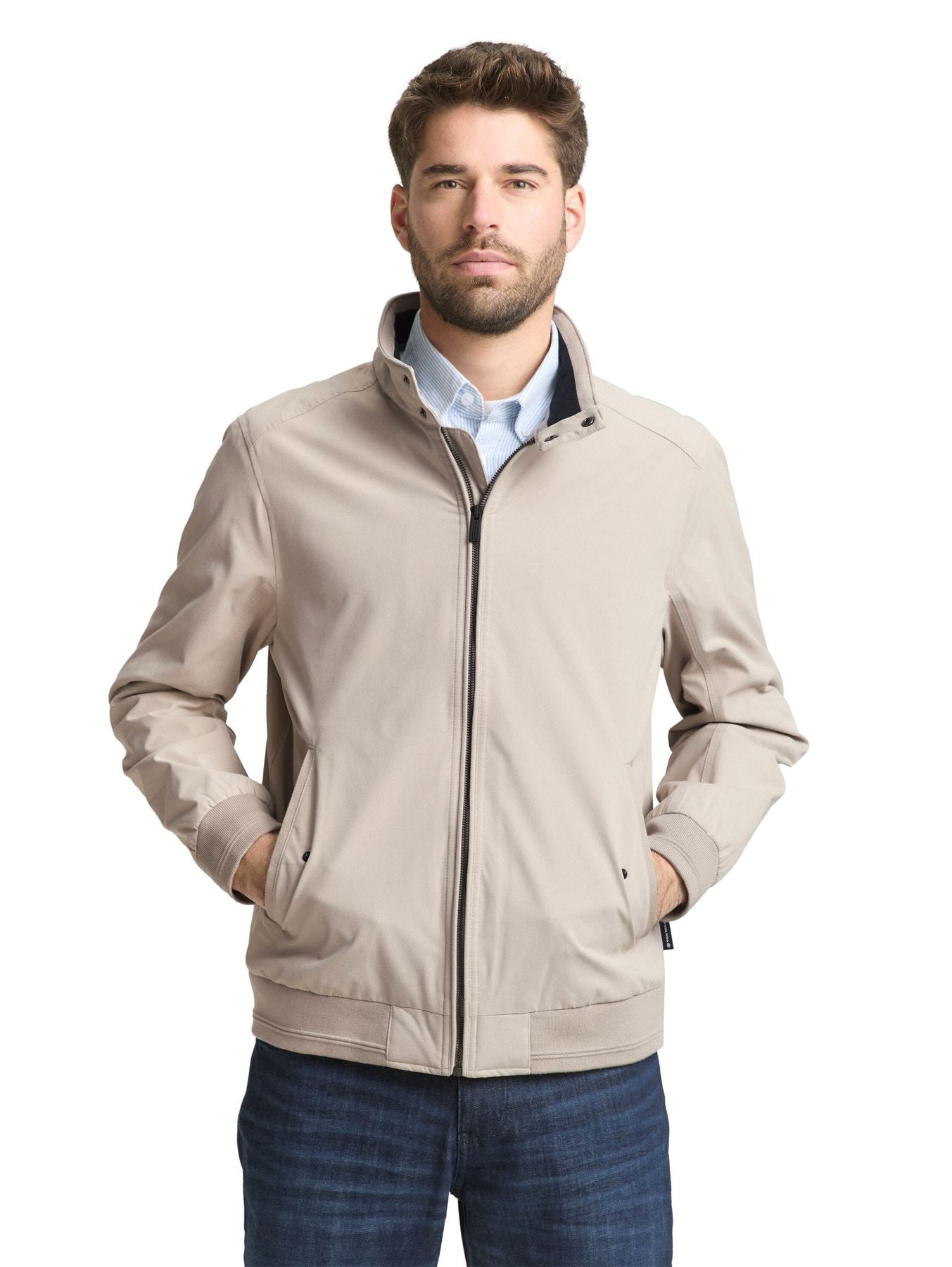 Harrington Jacke aus wasserabweisendem Material