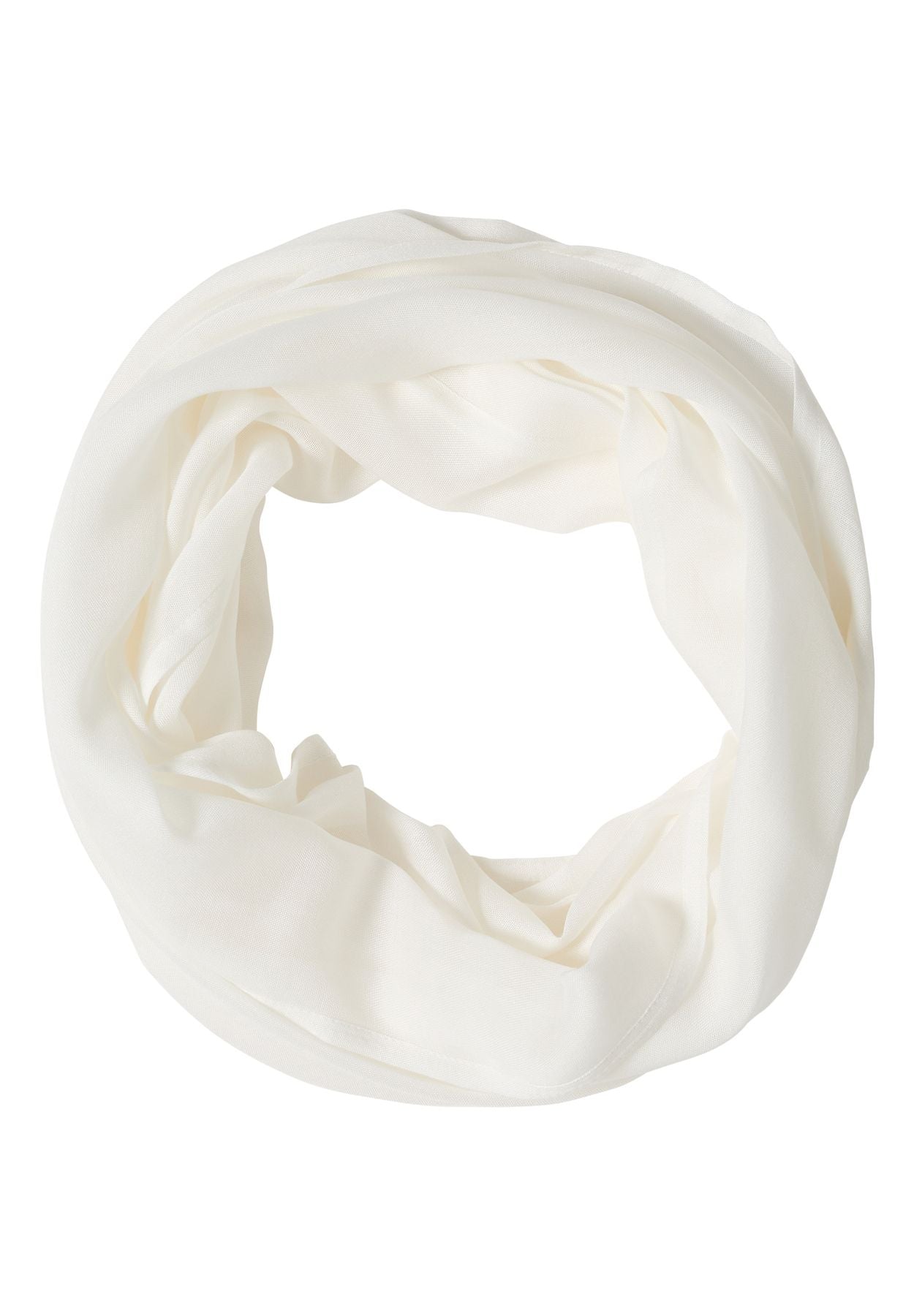 Loop Schal in Unifarbe aus Viskose