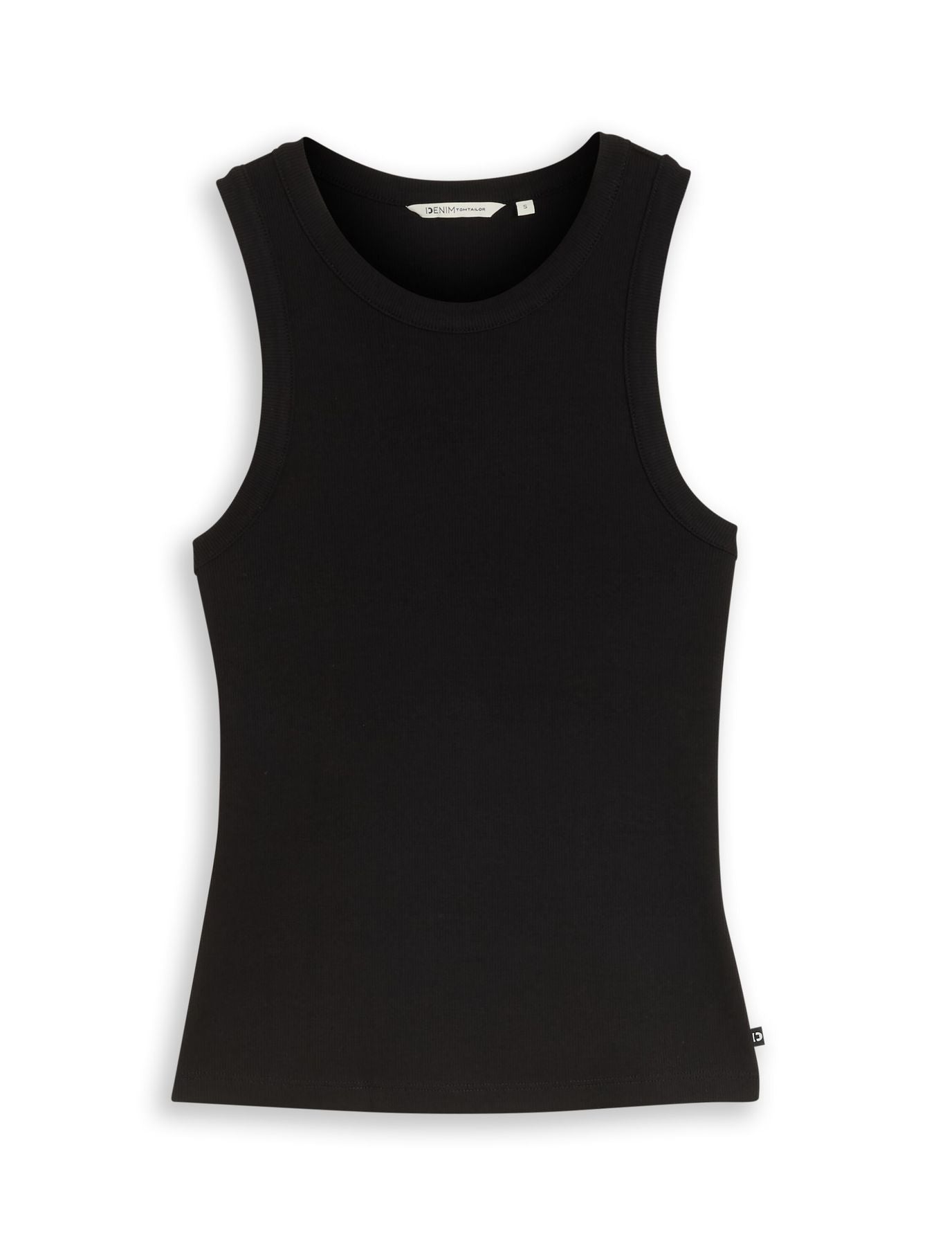 Slim Fit Top mit Rippstruktur