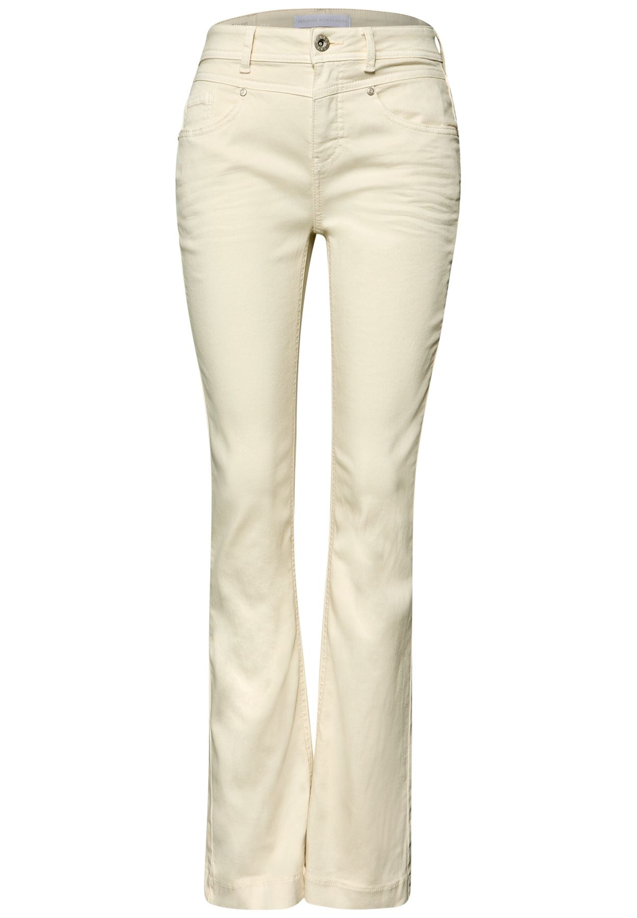 High Waist Bootcut Jeans im Slim Fit