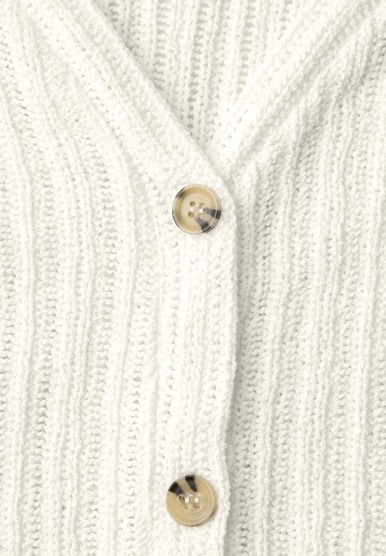 Weste mit V-Neck und Knopfleiste