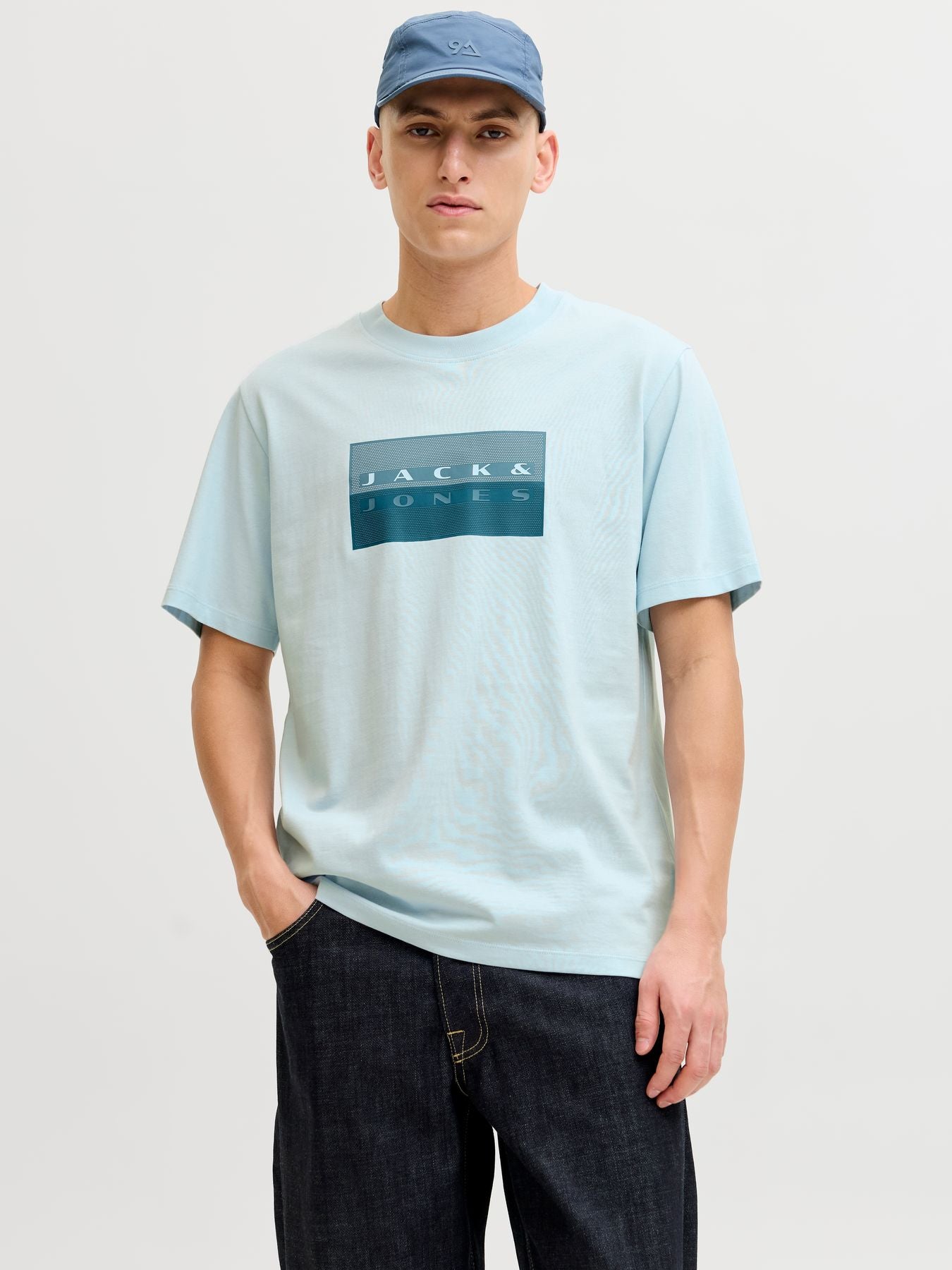 JCOFUSION DOTS PRINT TEE SS CREW SN