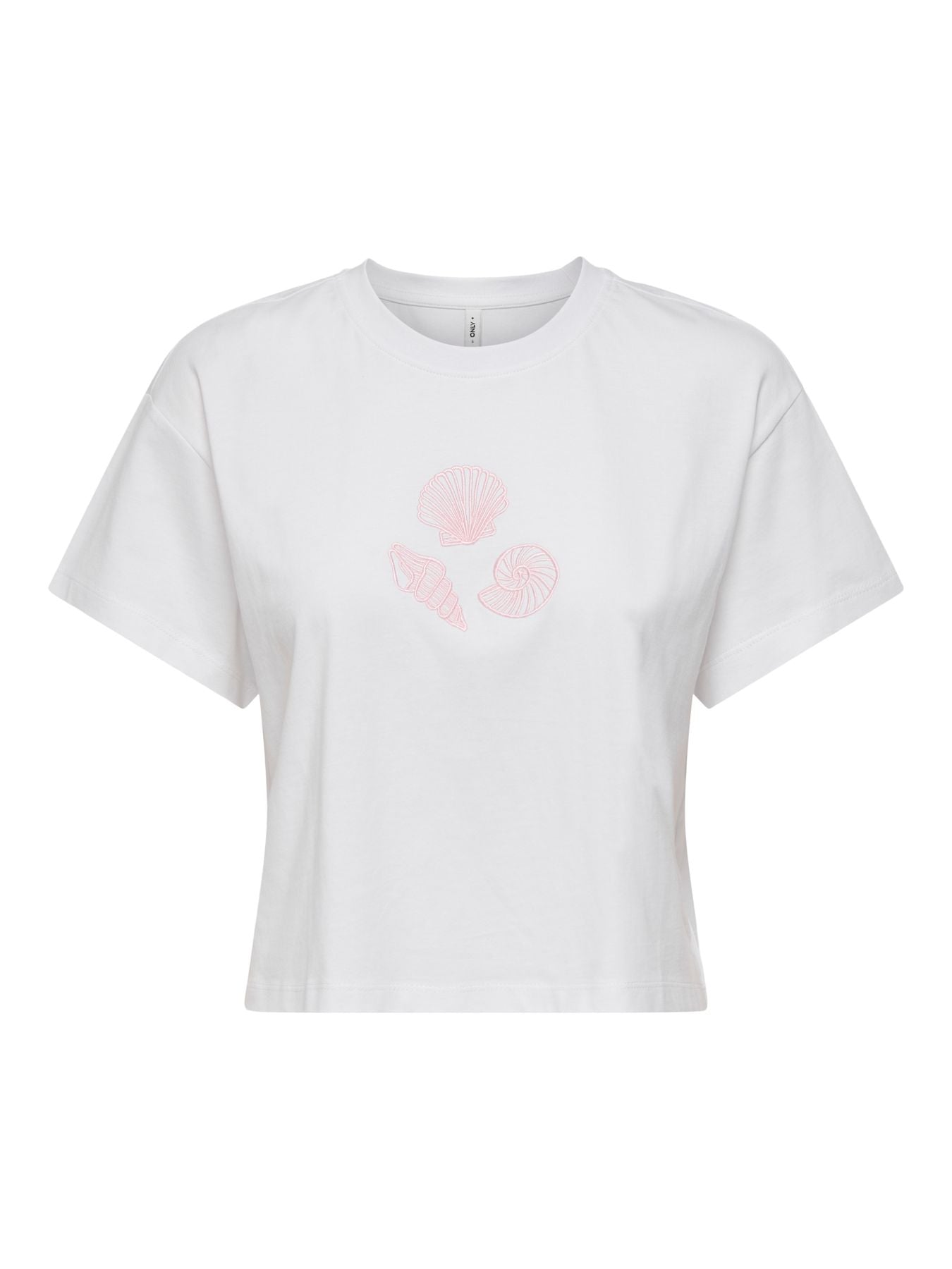 ONLANNBEL S/S BOXY CROP TEE JRS