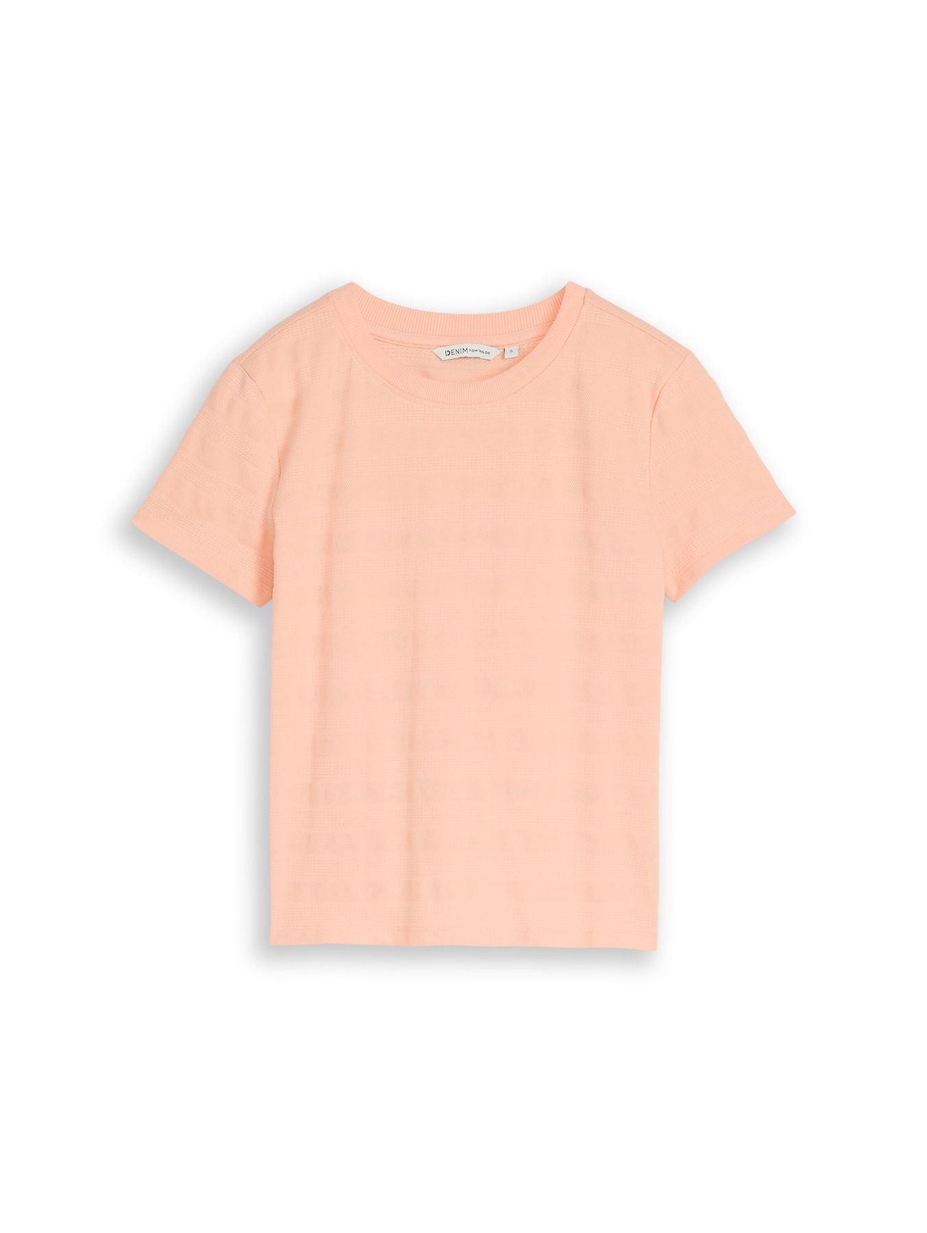 Jacquard T-Shirt mit Rundhalsausschnitt