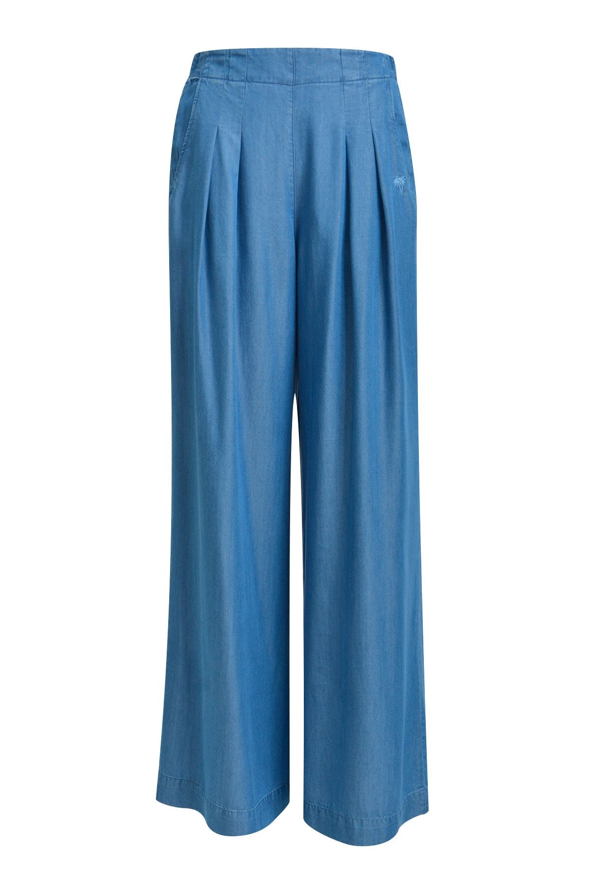 Lyocell Wideleg Pants