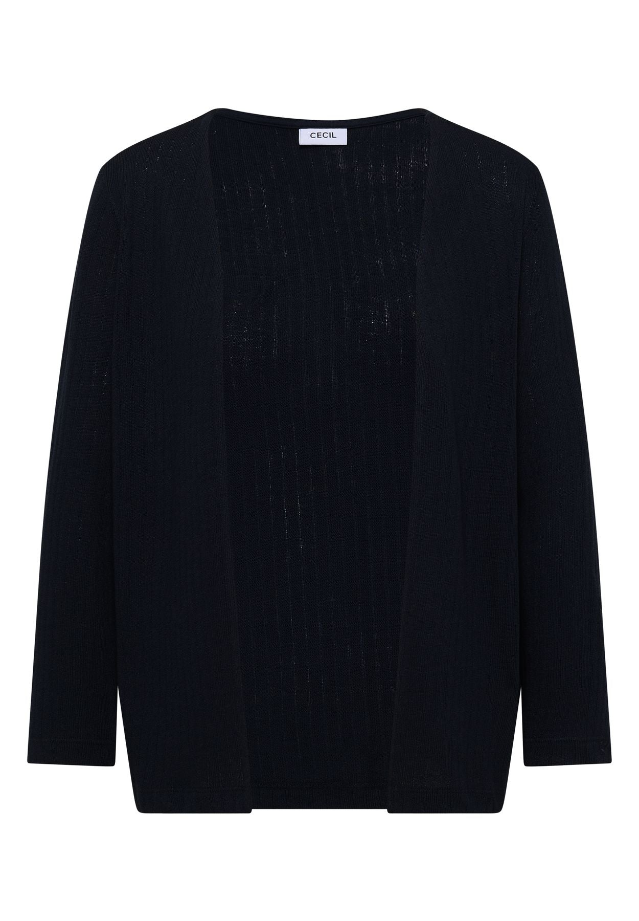 3/4-Arm Jacke in Strick-Optik