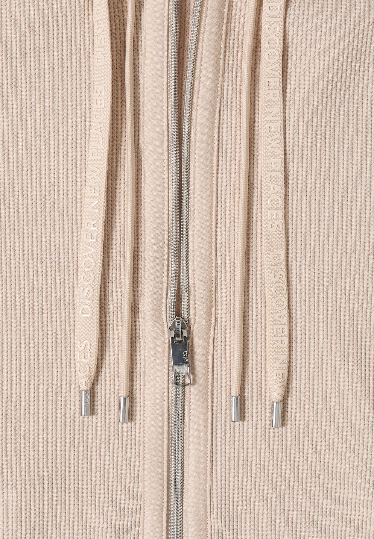 Langarm Jacke mit Kapuze und Taschen